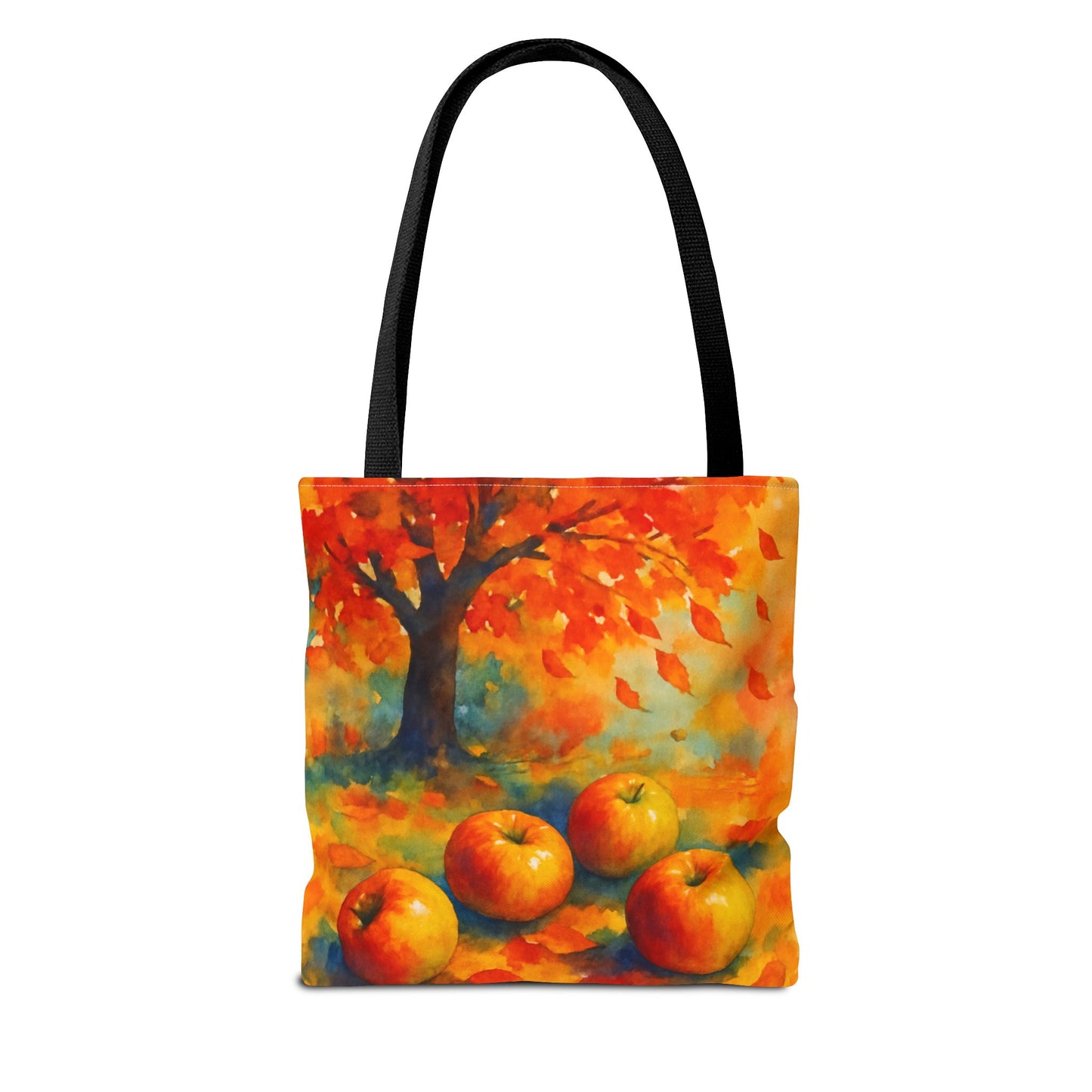 Autumn Apple Orchard Tote Bag Fall Harvest Reusable Shoulder Bag Tote Bag (AOP)