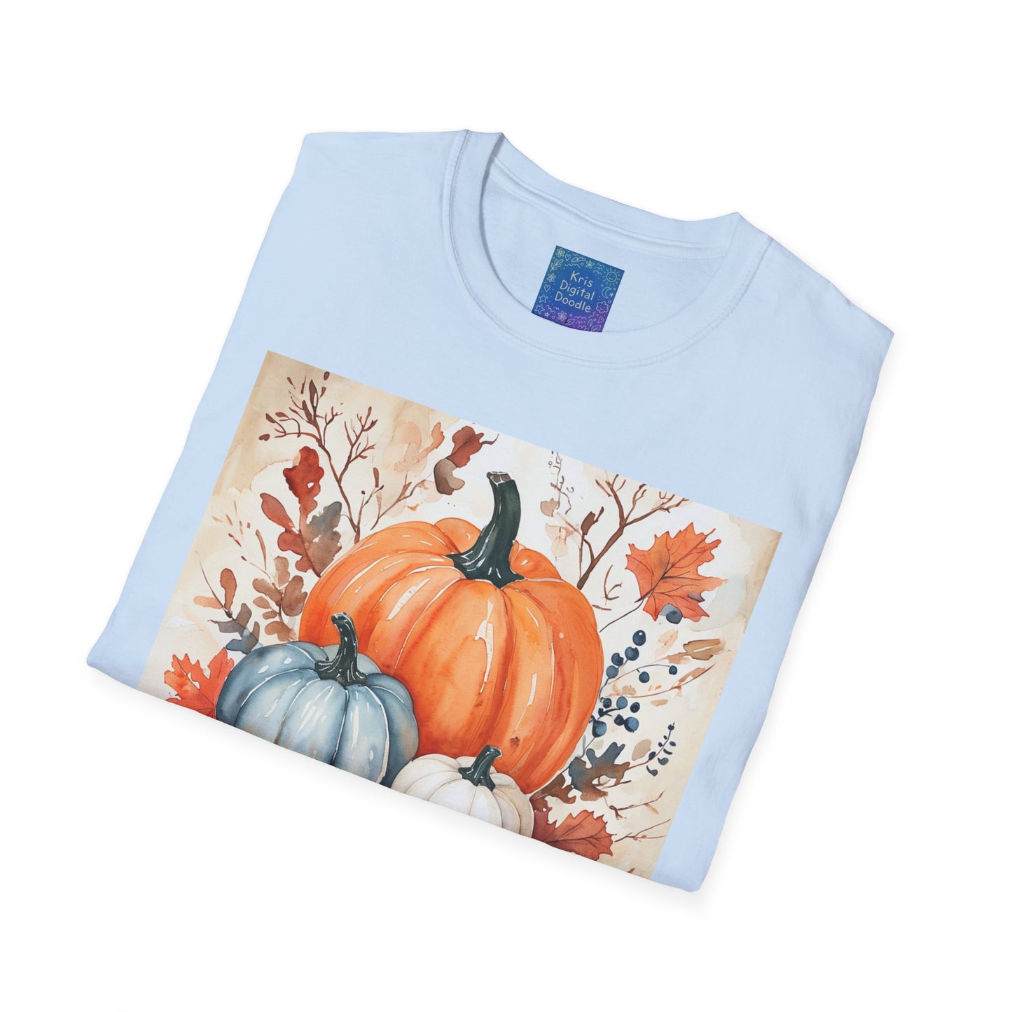 Thankful Pumpkin T-Shirt, Fall Harvest Graphic Tee