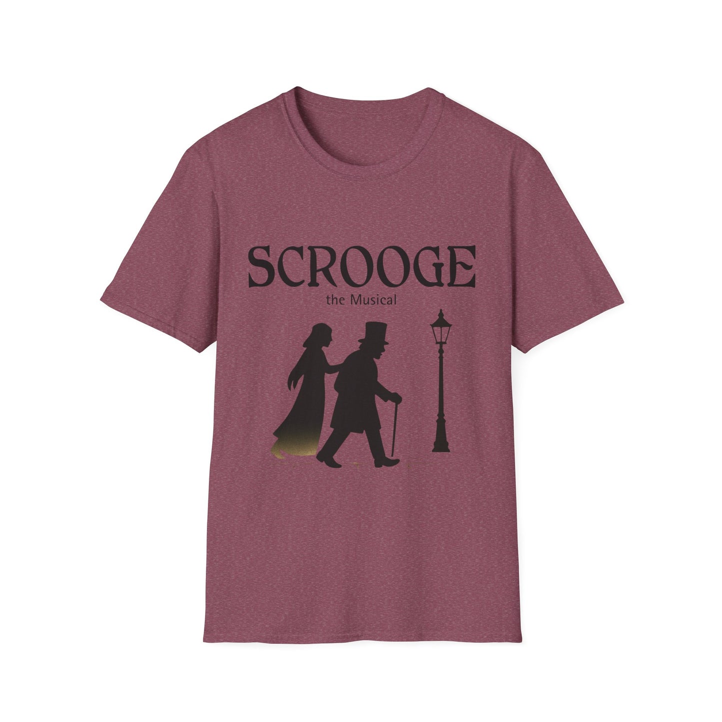 Scrooge the Musical Shirt Victorian Christmas Carol Theater Gift Tee Unisex Soft style T Shirt Personalize