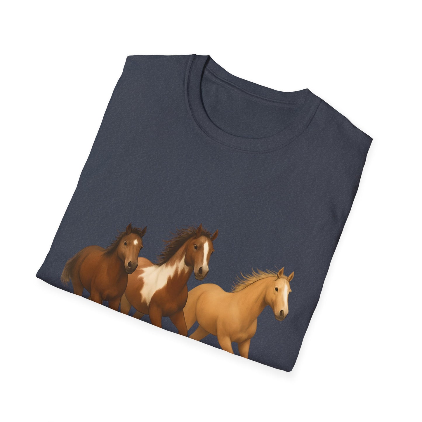 Galloping Into Adventure Country Horse Unisex T-Shirt, Galloping Horse Tee, Horse Lover Gift, Equestrian Shirt, Horseback Riding Top