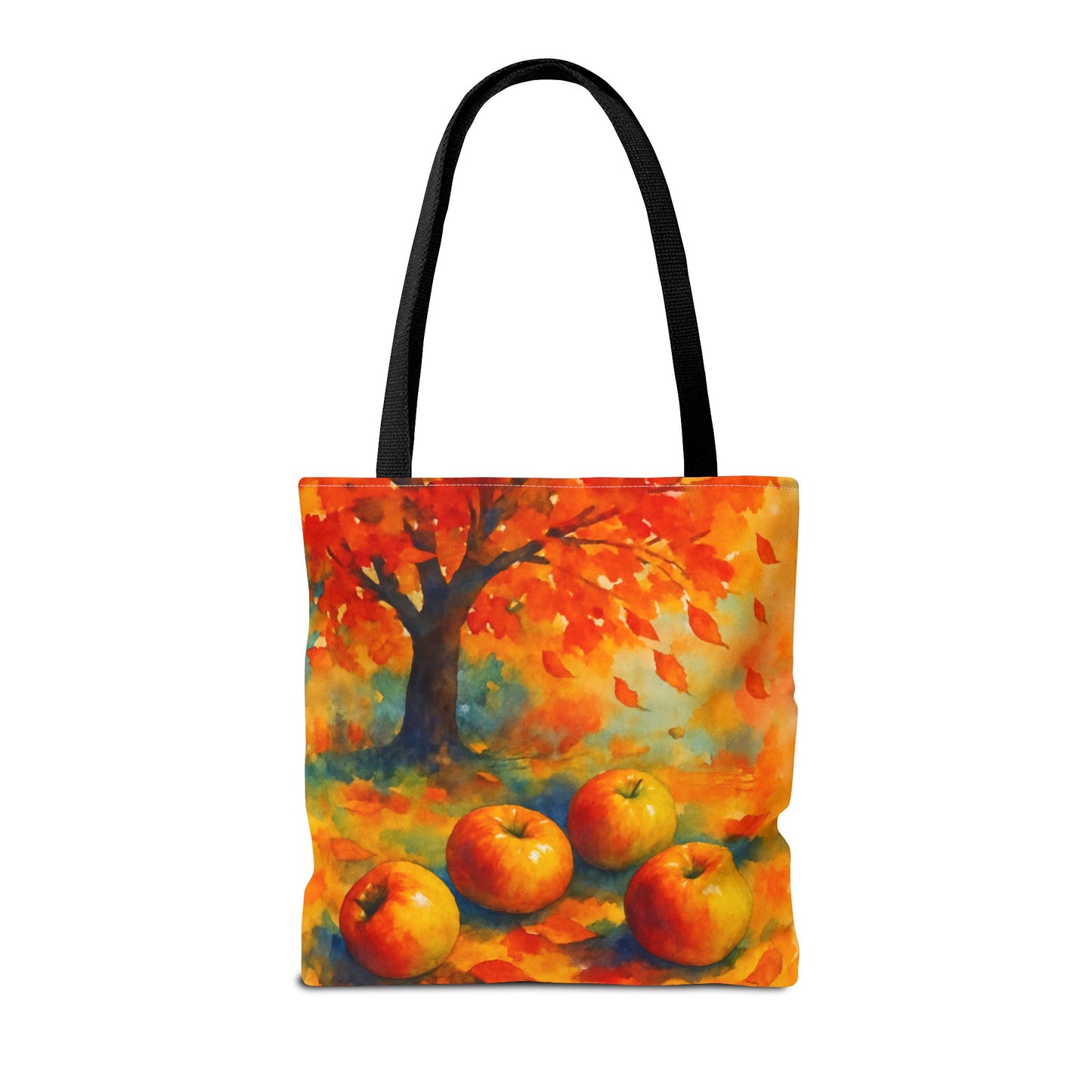 Autumn Apple Orchard Tote Bag Fall Harvest Reusable Shoulder Bag Tote Bag (AOP)