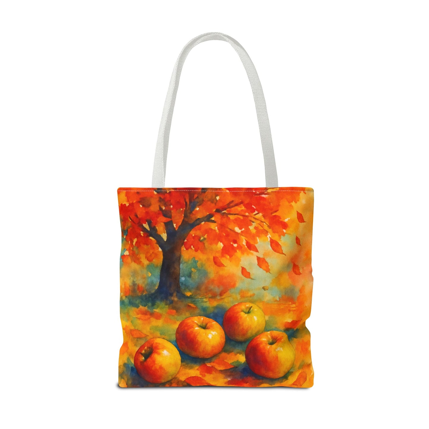 Autumn Apple Orchard Tote Bag Fall Harvest Reusable Shoulder Bag Tote Bag (AOP)