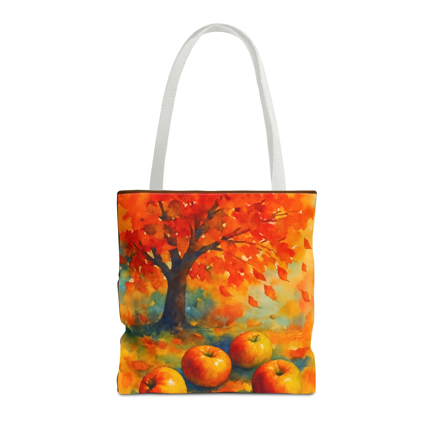 Autumn Apple Orchard Tote Bag Fall Harvest Reusable Shoulder Bag Tote Bag (AOP)