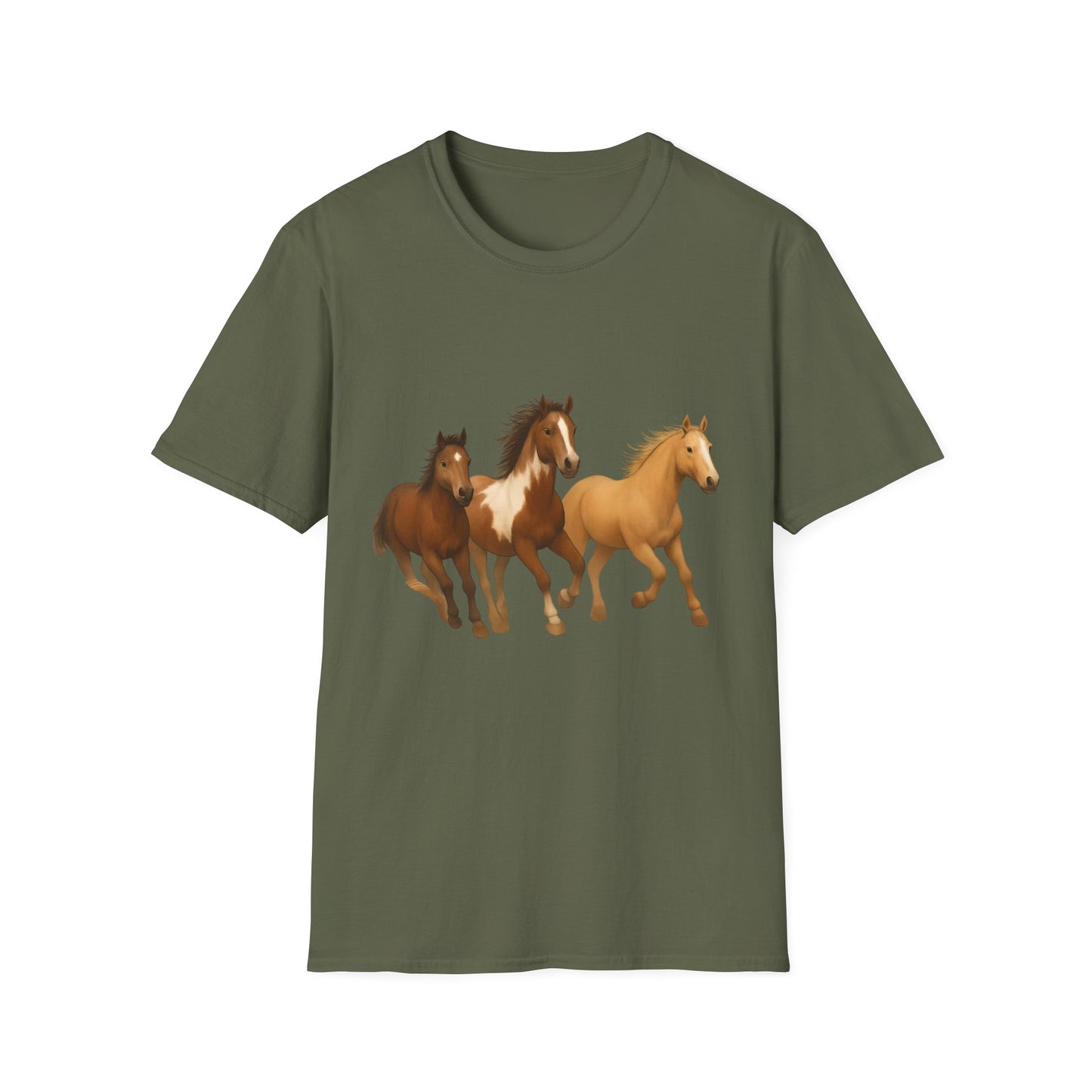 Galloping Into Adventure Country Horse Unisex T-Shirt, Galloping Horse Tee, Horse Lover Gift, Equestrian Shirt, Horseback Riding Top
