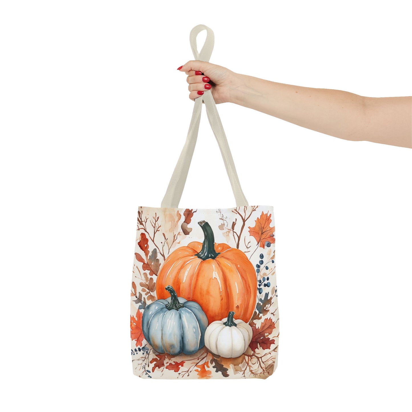 Pumpkin Harvest Tote Bag, Fall Farmhouse Autumn Market Bag