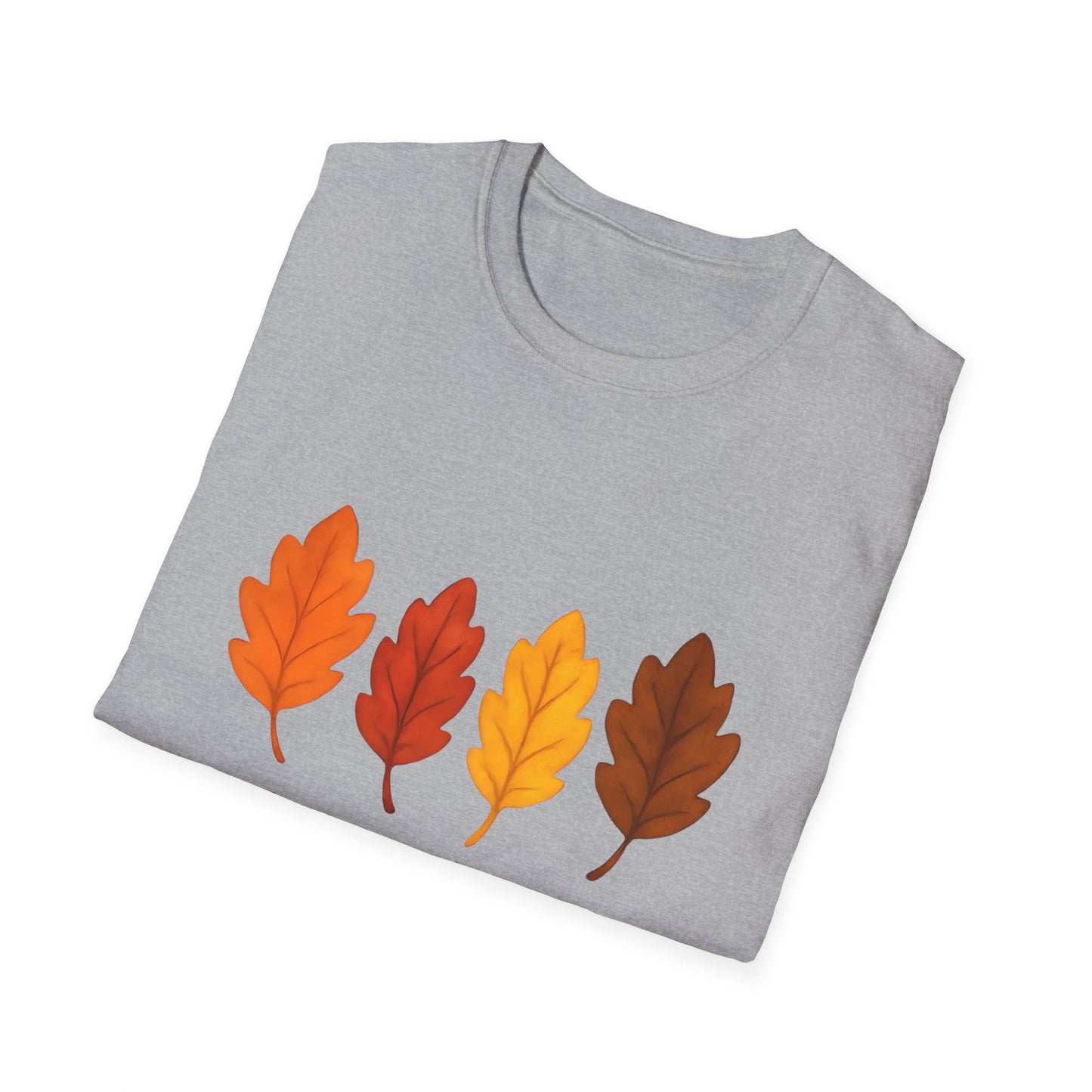 Feeling of Fall Leaves Shirt Cozy Autumn Graphic Tee Unisex Soft style T Shirt