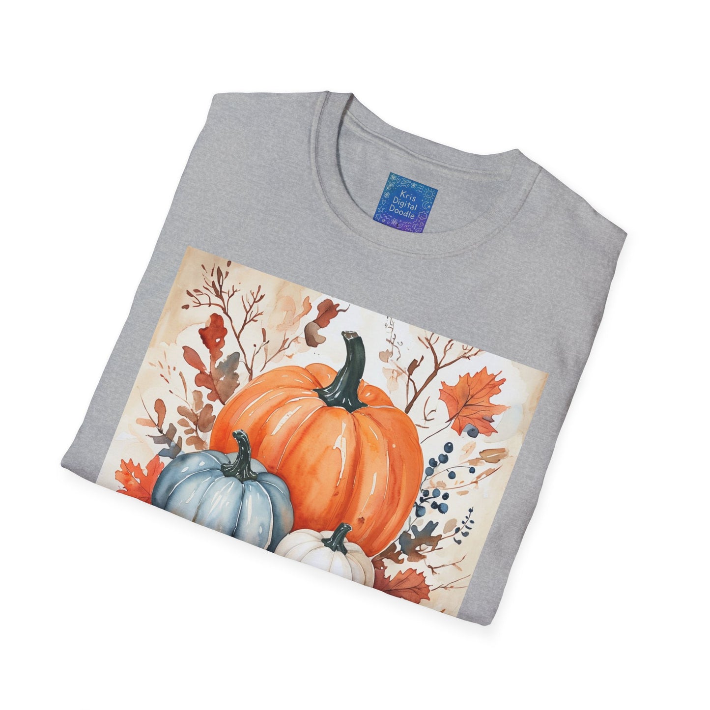 Thankful Pumpkin T-Shirt, Fall Harvest Graphic Tee