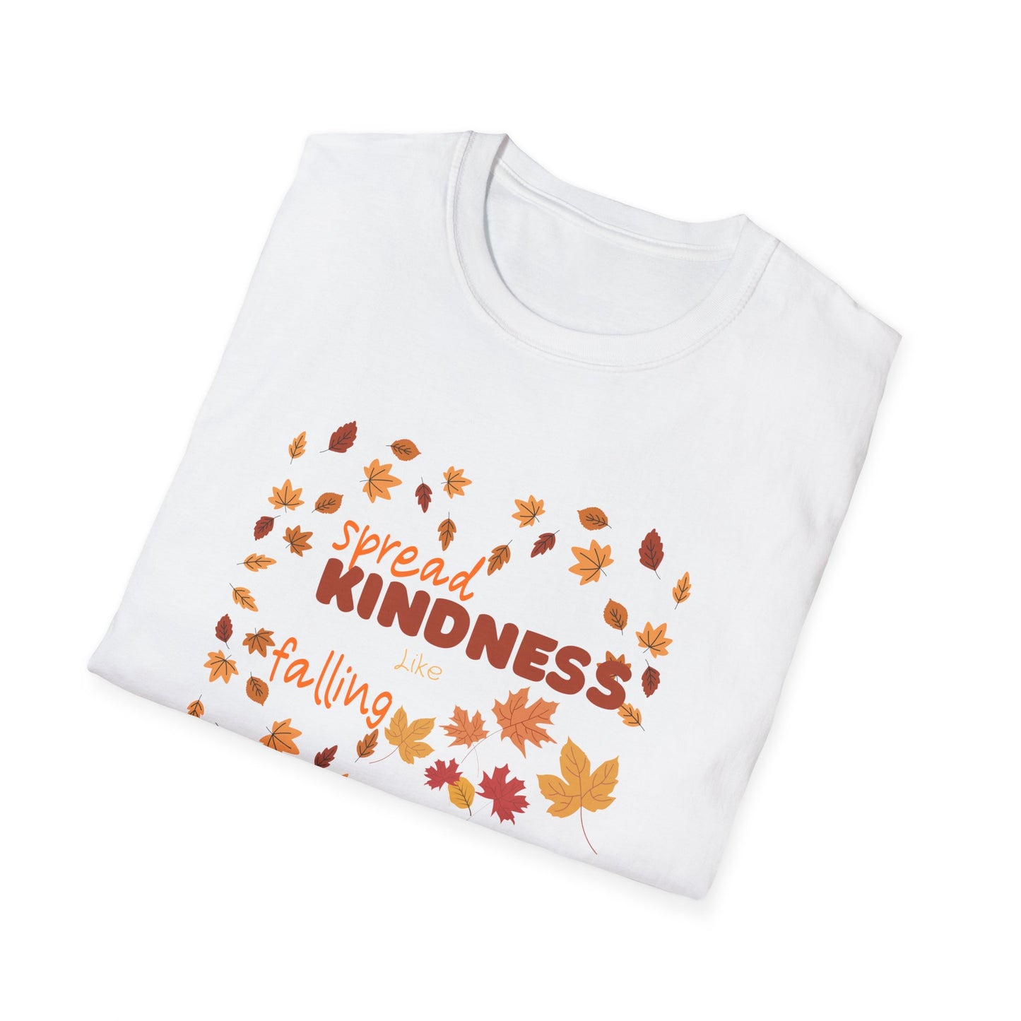 Spread Kindness Like Falling Leaves Autumn Shirt