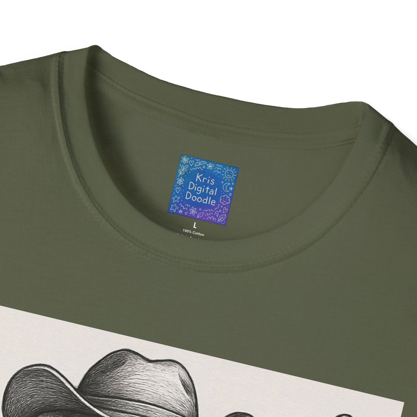 Cowboy Dog T-Shirt, Funny Western Desert Graphic Tee