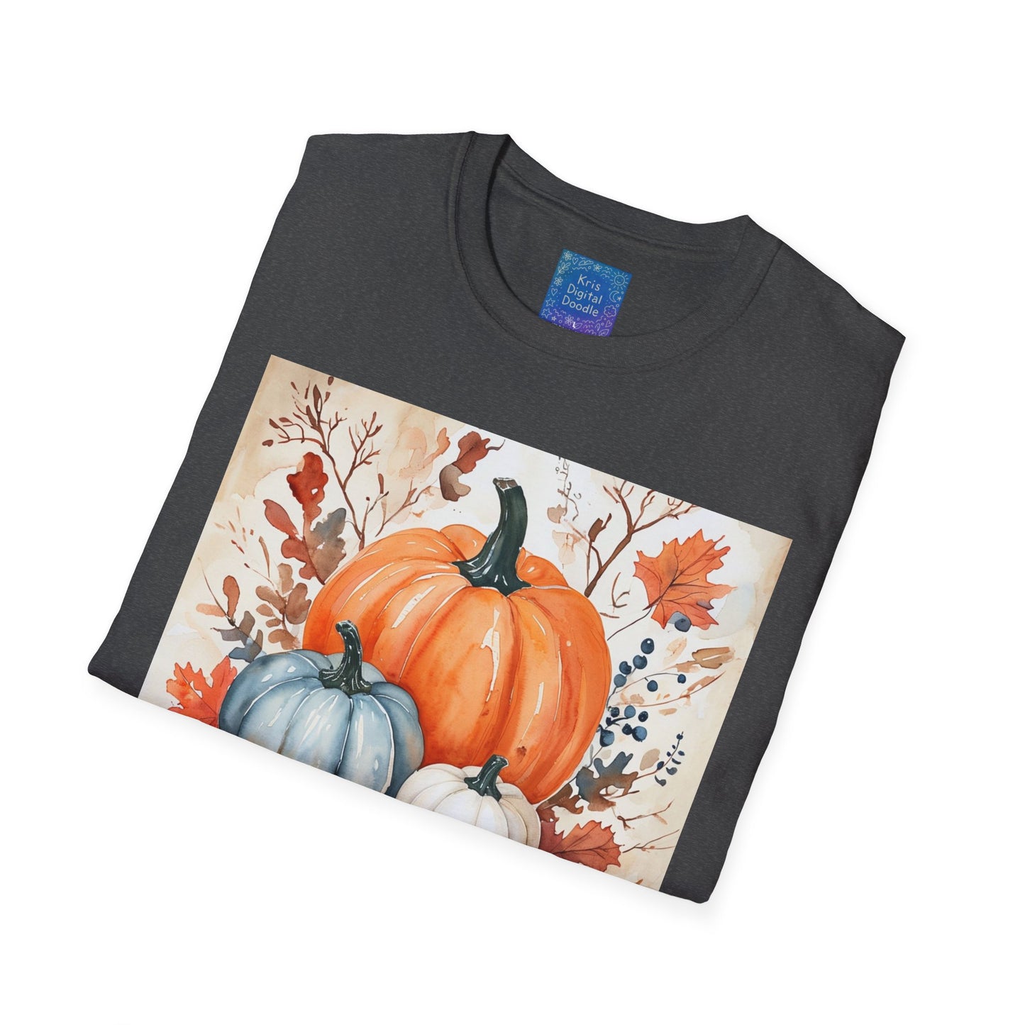 Thankful Pumpkin T-Shirt, Fall Harvest Graphic Tee