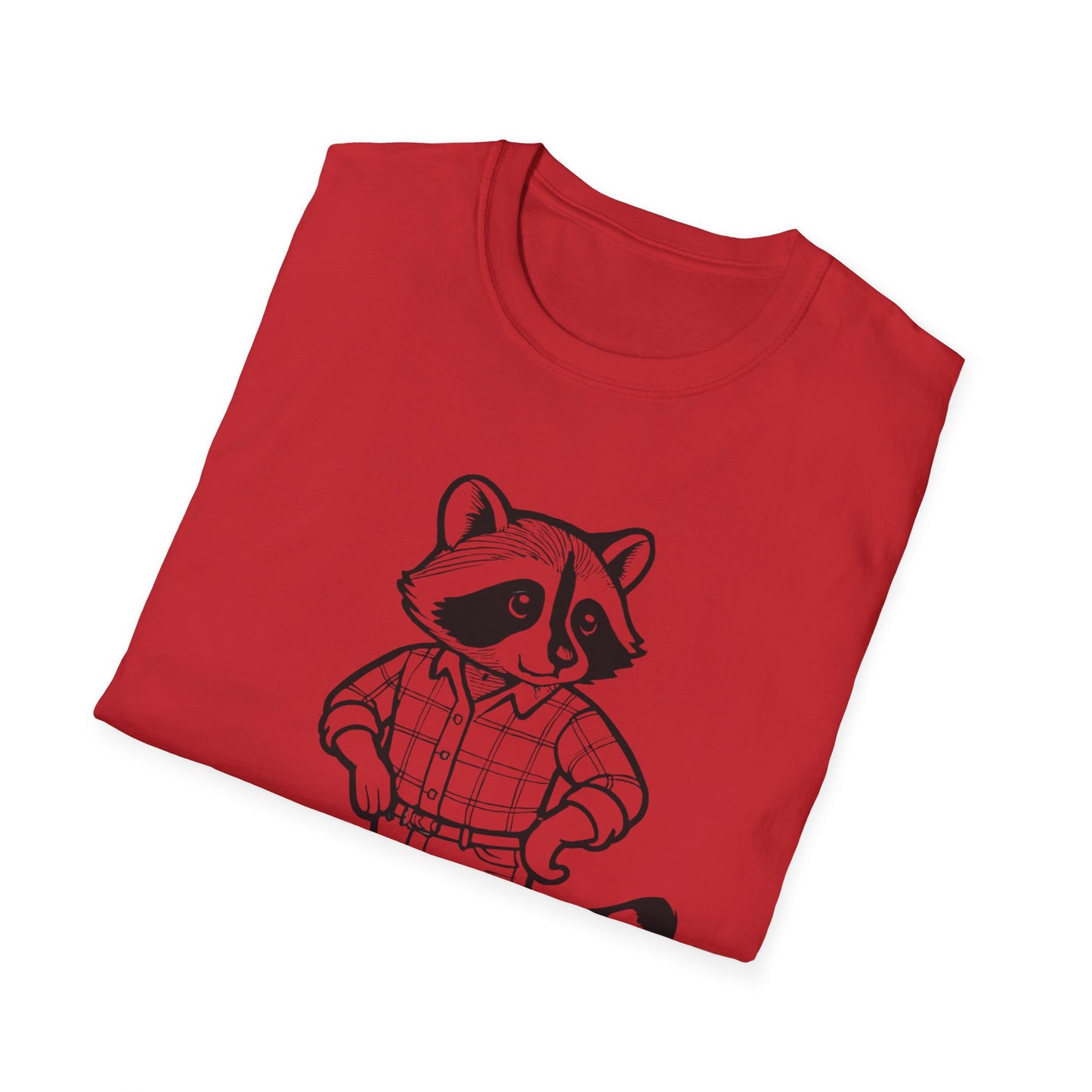 Cowboy Raccoon Graphic Tee Western Country Animal Shirt