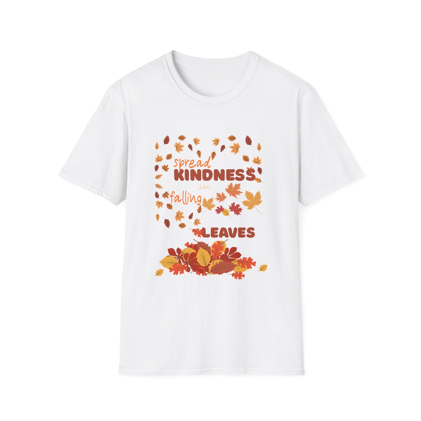 Spread Kindness Like Falling Leaves Autumn Shirt