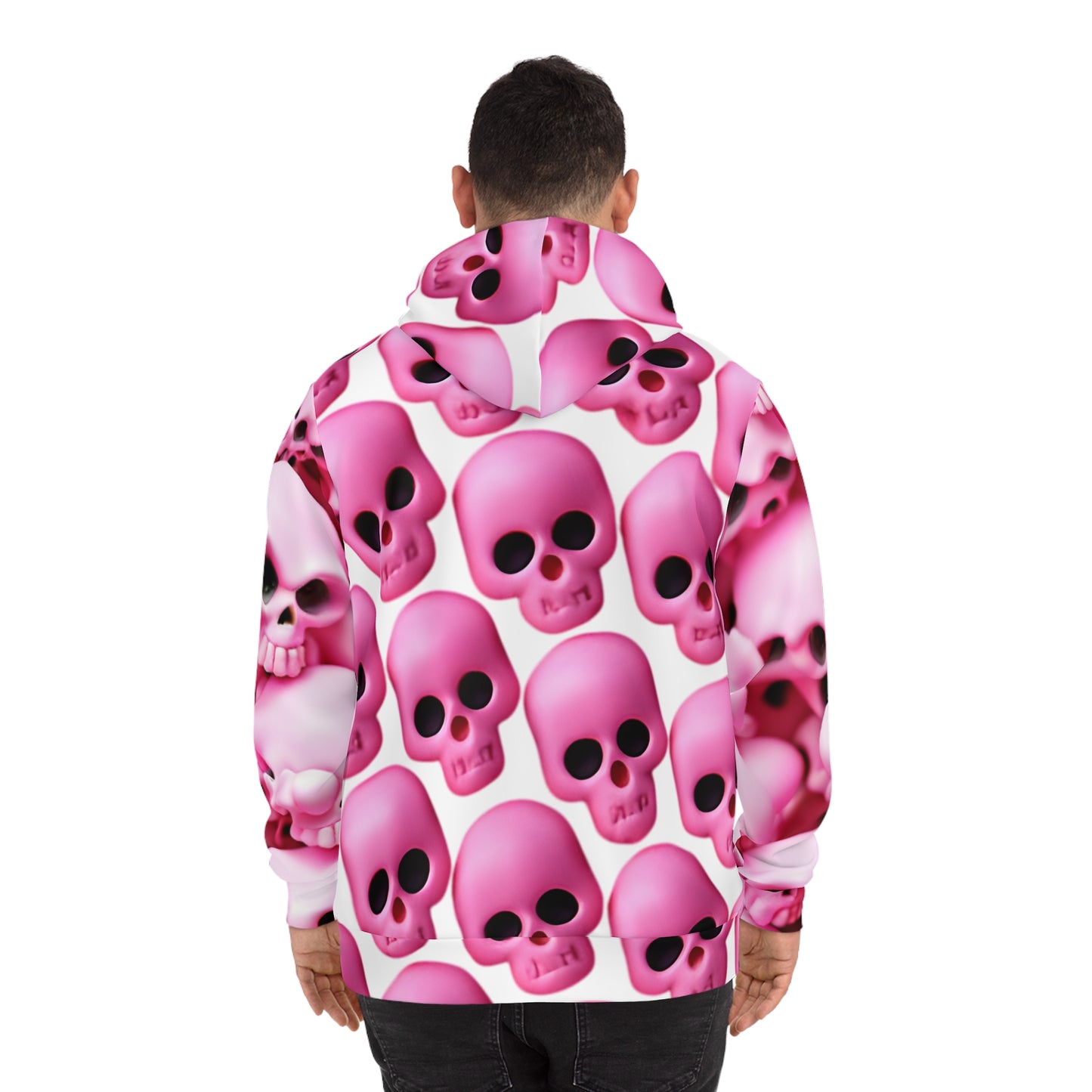 Pink Skull Hoodie Gothic Halloween Aesthetic Streetwear All Over Print Unisex Hoodie Fashion Hoodie Men Women Costume Couple