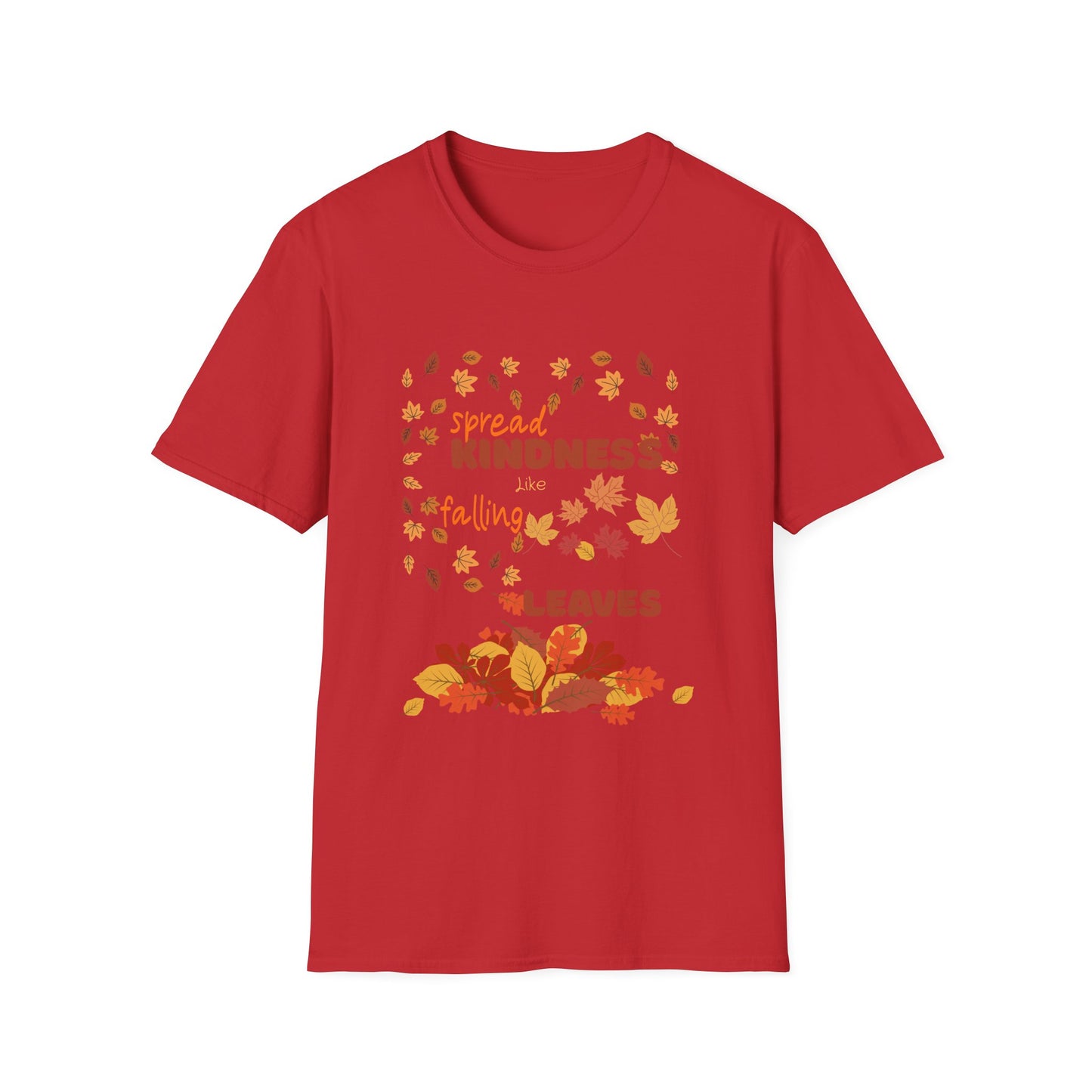 Spread Kindness Like Falling Leaves Autumn Shirt