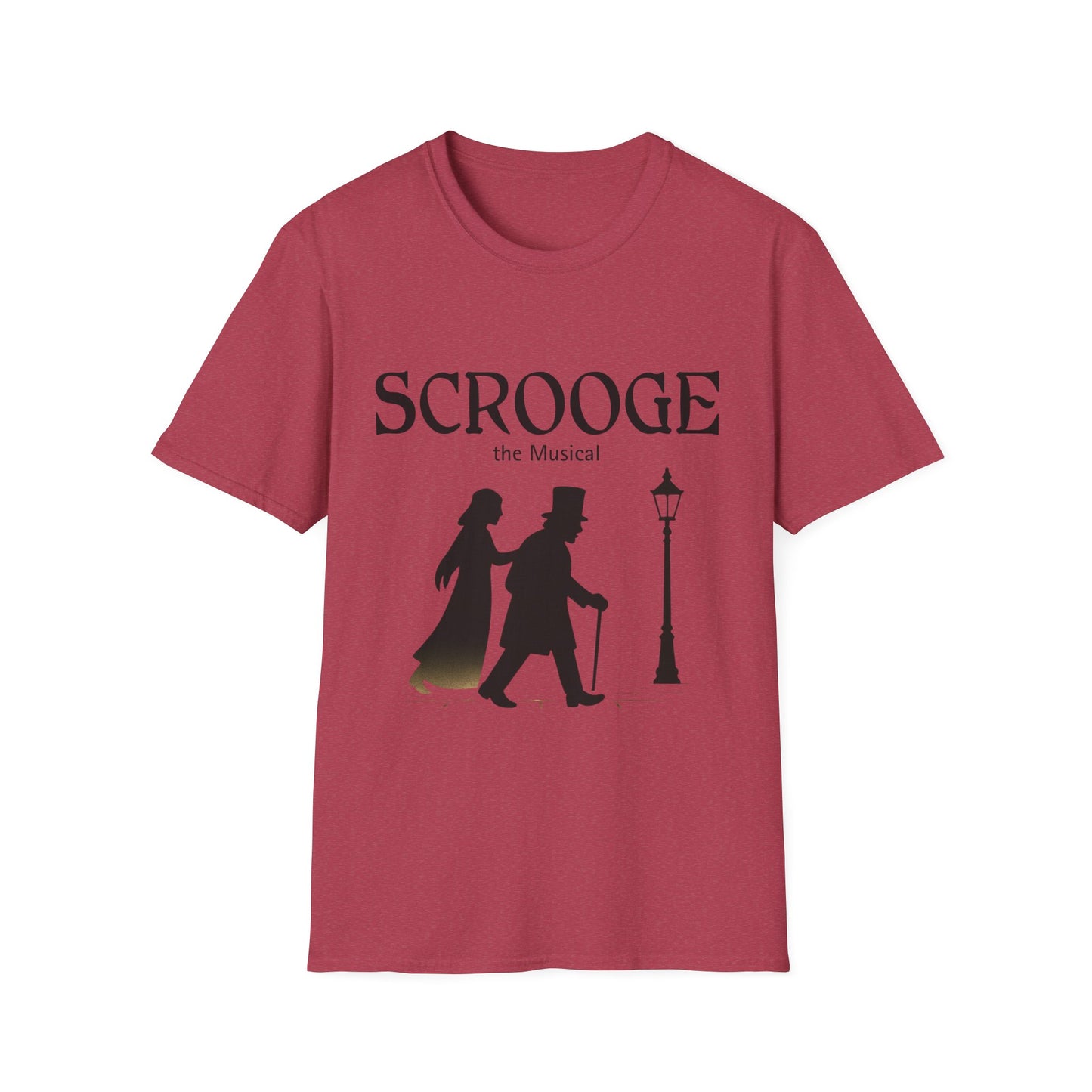 Scrooge the Musical Shirt Victorian Christmas Carol Theater Gift Tee Unisex Soft style T Shirt Personalize