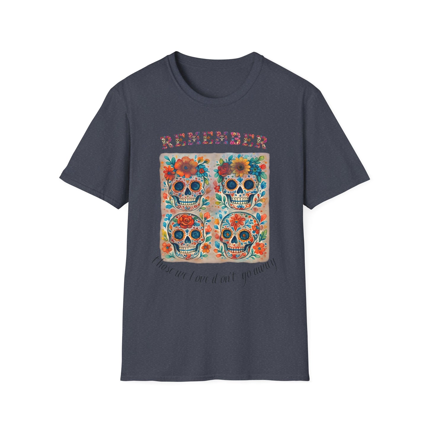 Día de los Muertos Shirt Sugar Skull Memorial Tee Remember Day of the Dead T Shirt