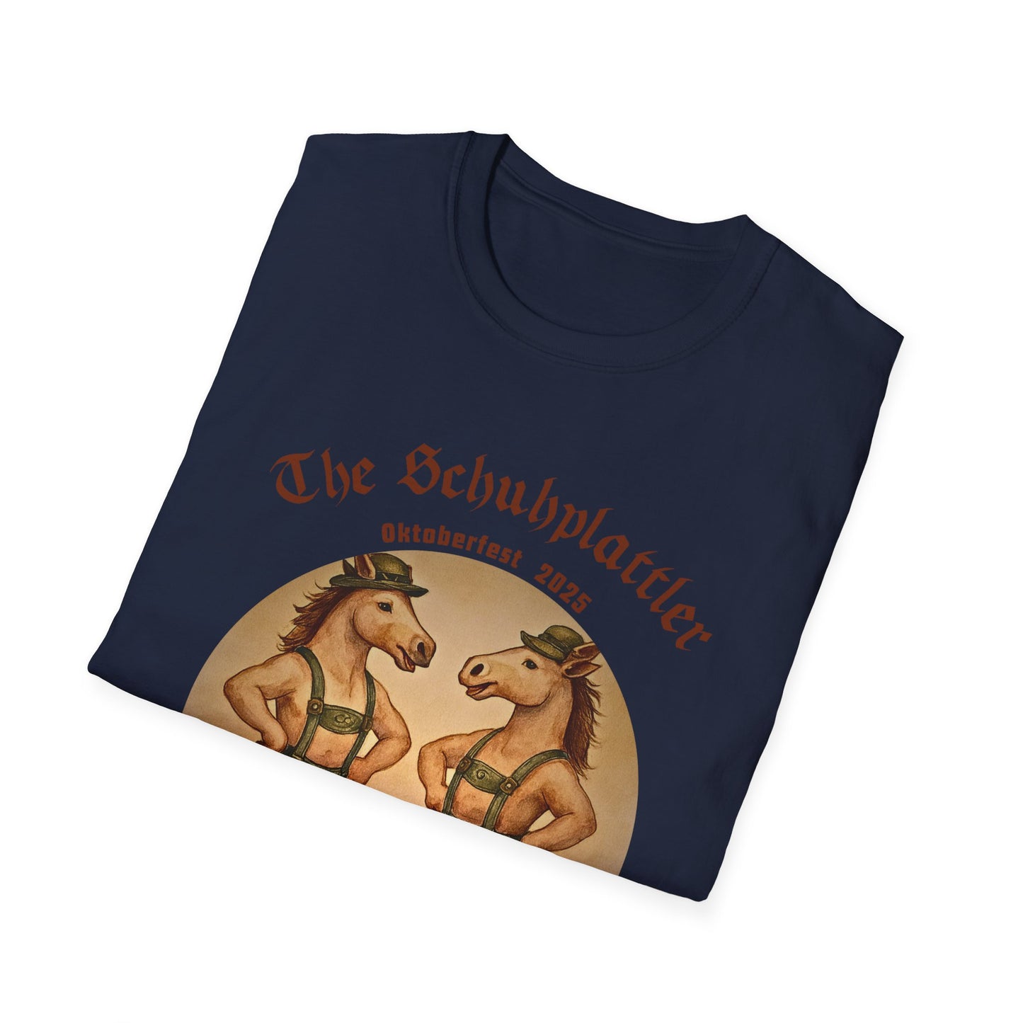 Oktoberfest Horse Dancer T Shirt Funny Bavarian Schuhplattler Tee Unisex Soft style T Shirt