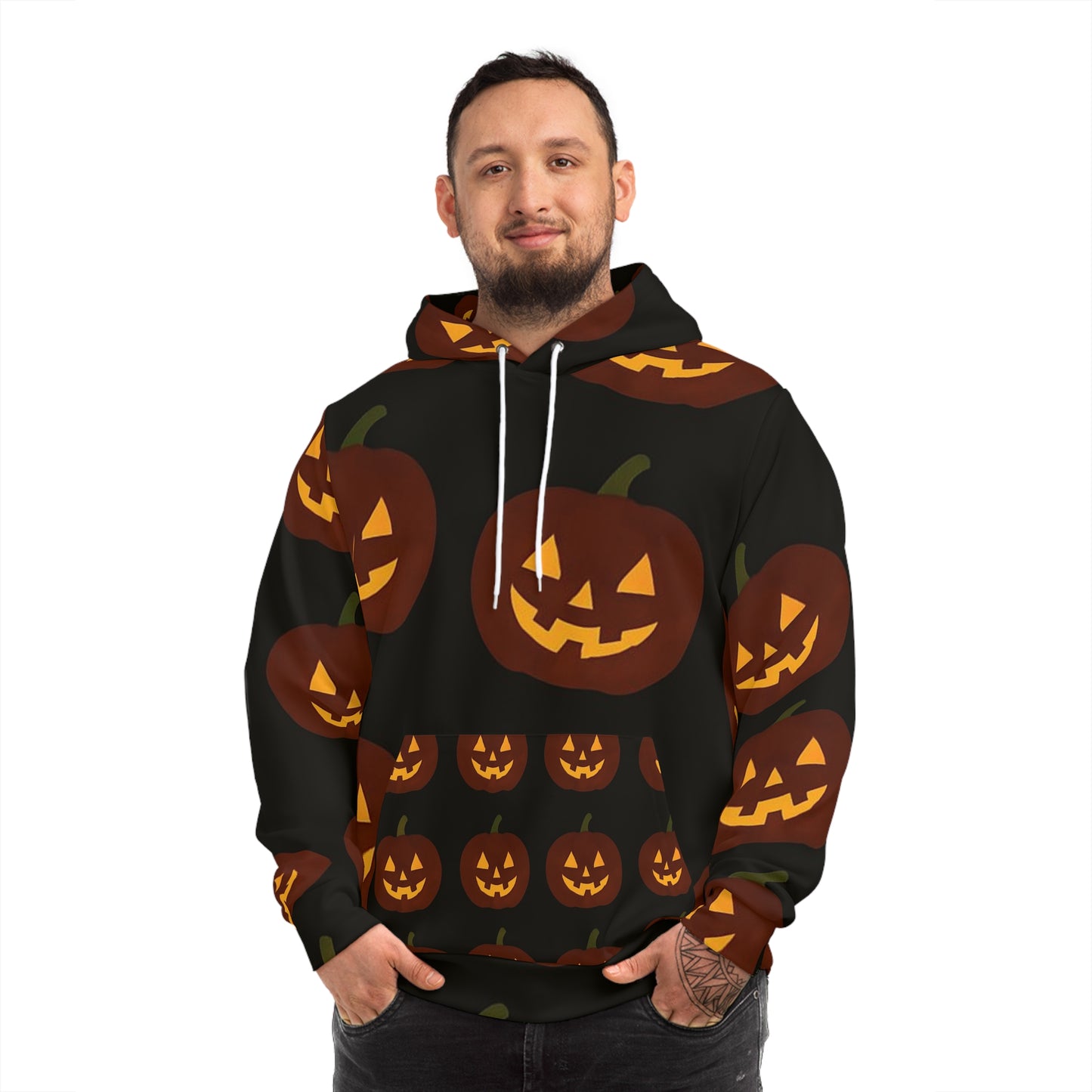 Halloween Jack O Lantern Fashion Hoodie, Pumpkin Plush Pull Over, Unisex Halloween Sweatshirt, Festive Fall , Cozy Autumn, Men Women Teen