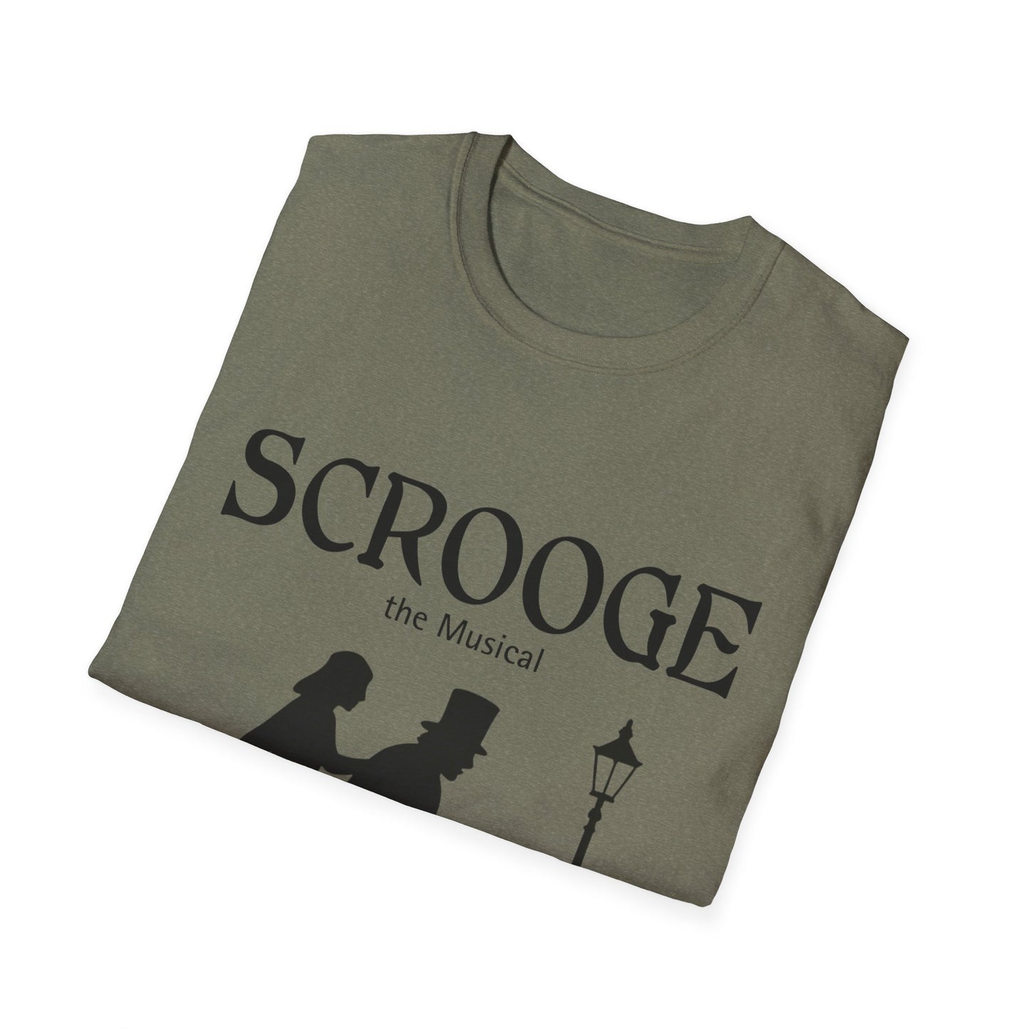 Scrooge the Musical Shirt Victorian Christmas Carol Theater Gift Tee Unisex Soft style T Shirt Personalize