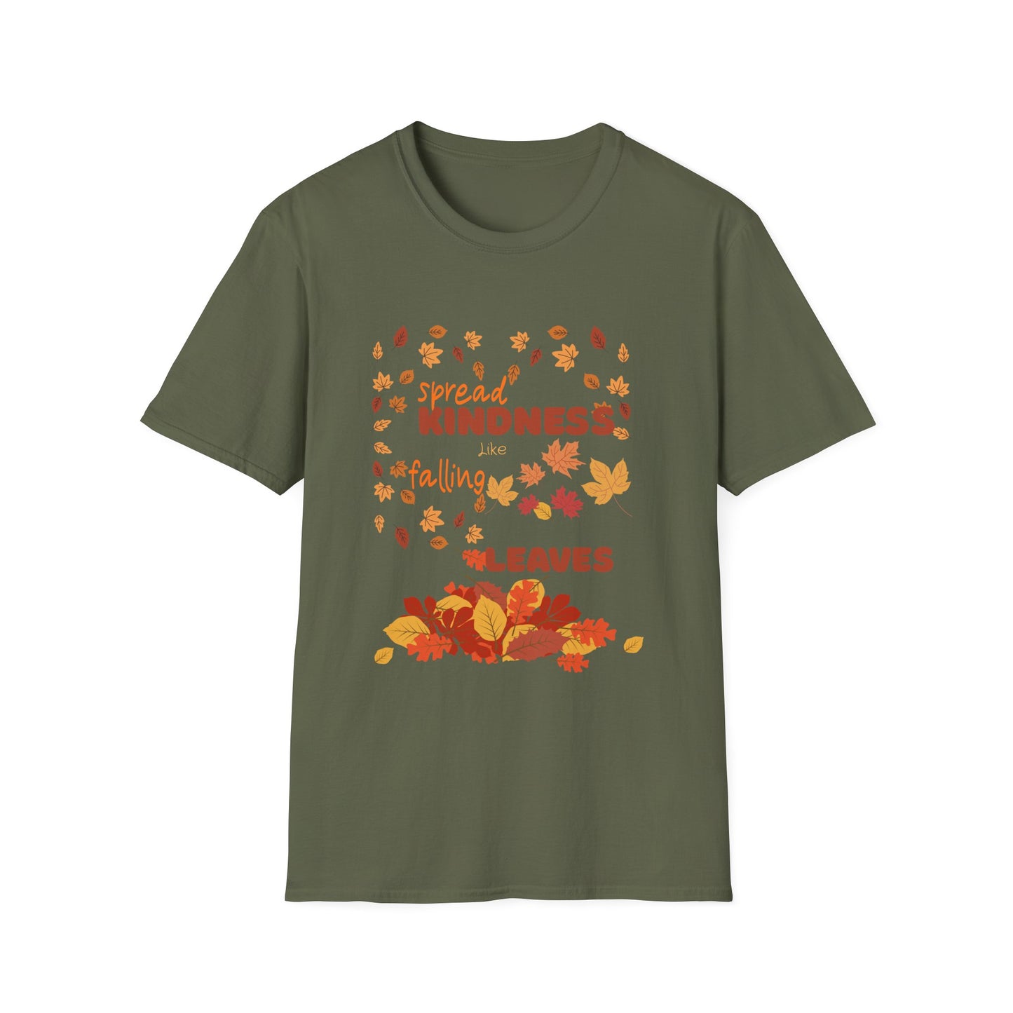 Spread Kindness Like Falling Leaves Autumn Shirt