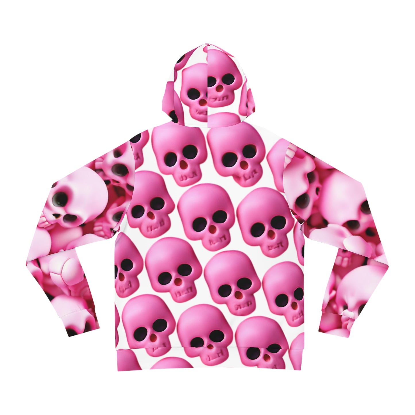 Pink Skull Hoodie Gothic Halloween Aesthetic Streetwear All Over Print Unisex Hoodie Fashion Hoodie Men Women Costume Couple
