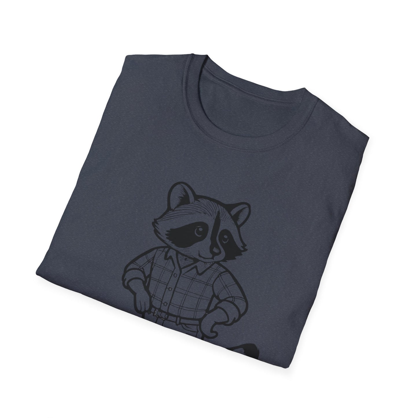 Cowboy Raccoon Graphic Tee Western Country Animal Shirt