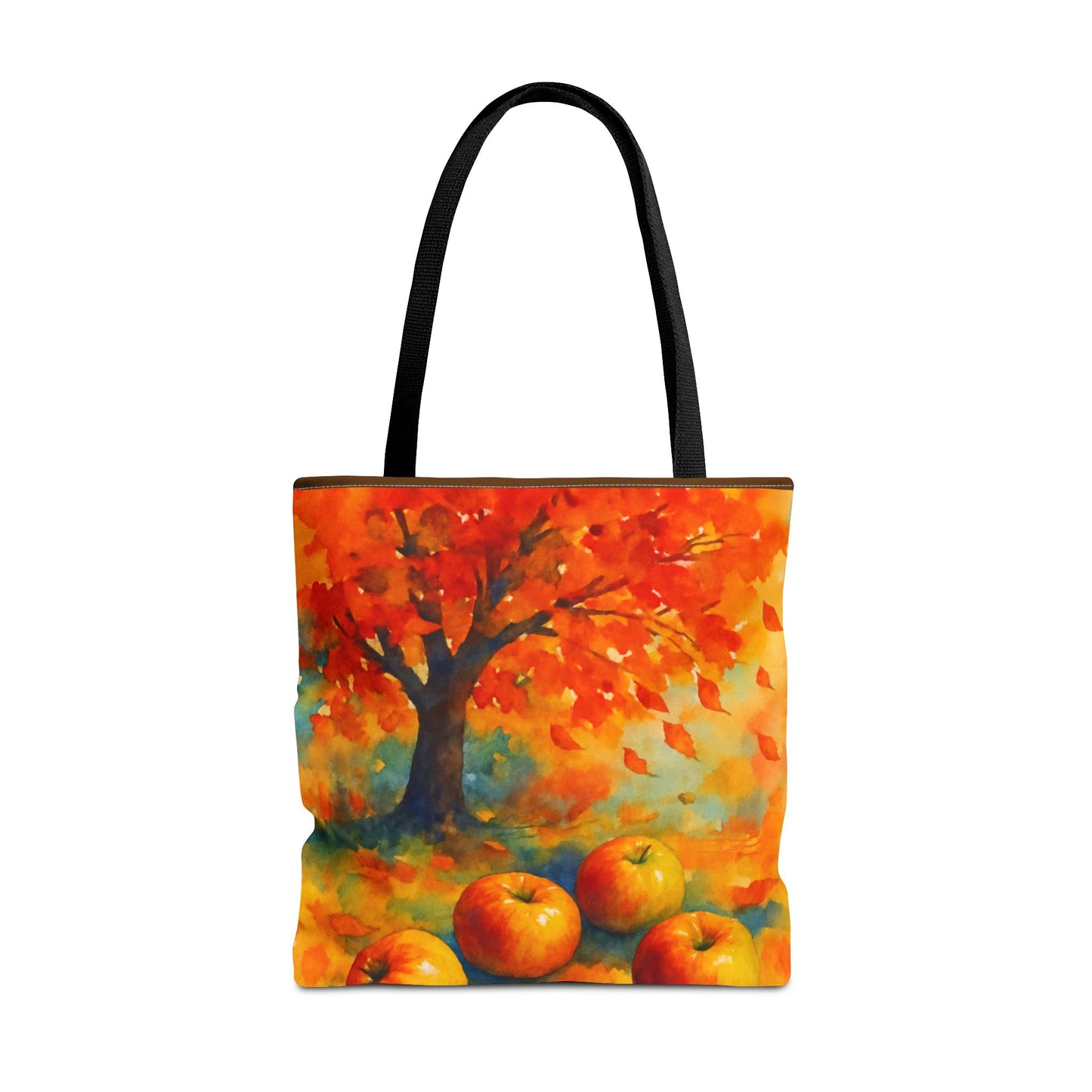 Autumn Apple Orchard Tote Bag Fall Harvest Reusable Shoulder Bag Tote Bag (AOP)