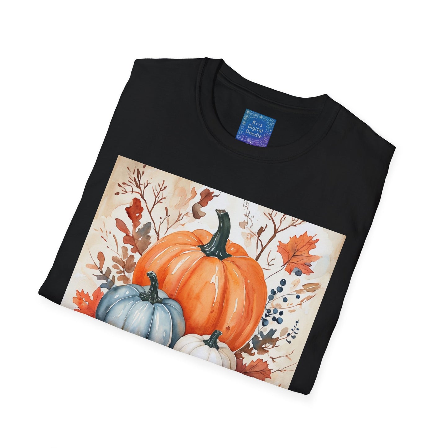 Thankful Pumpkin T-Shirt, Fall Harvest Graphic Tee
