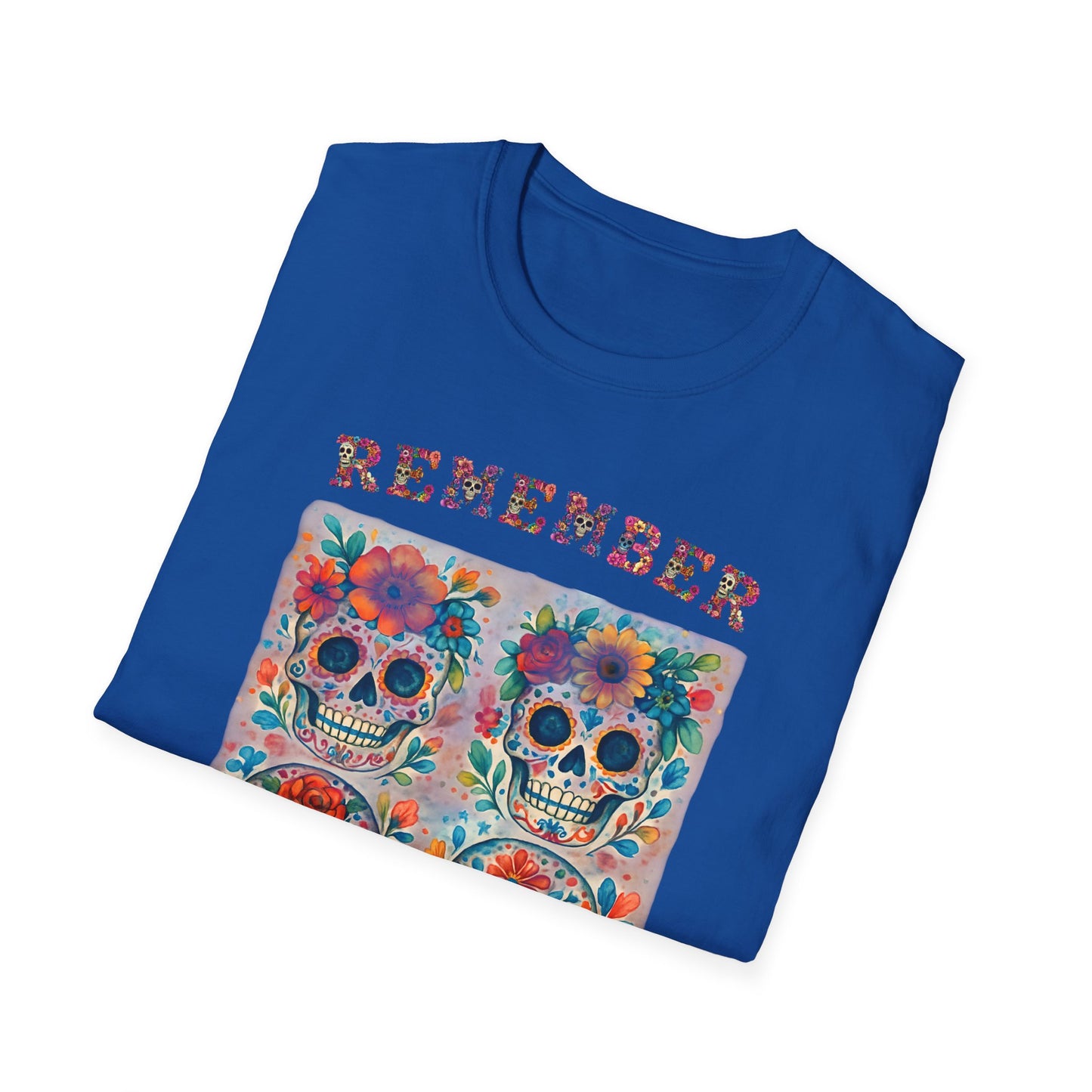 Día de los Muertos Shirt Sugar Skull Memorial Tee Remember Day of the Dead T Shirt