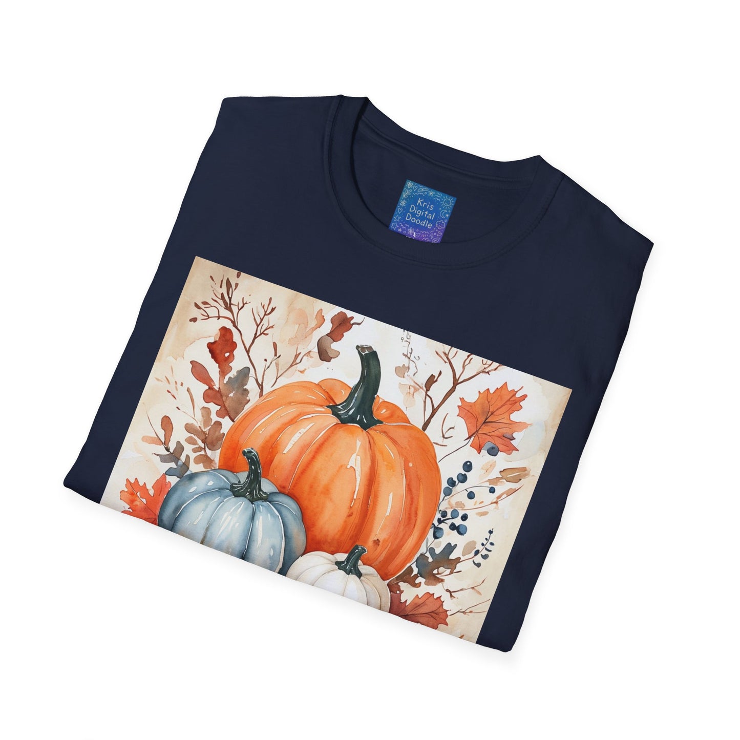 Thankful Pumpkin T-Shirt, Fall Harvest Graphic Tee