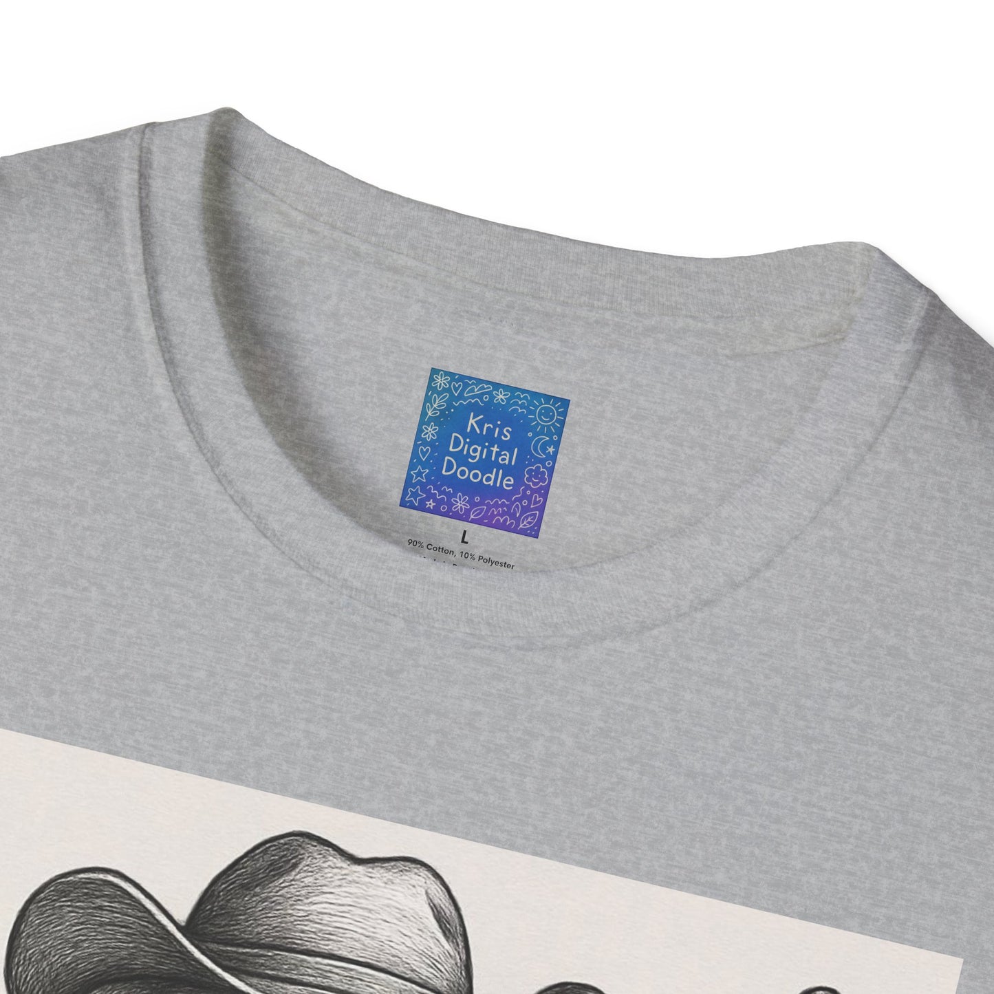 Cowboy Dog T-Shirt, Funny Western Desert Graphic Tee