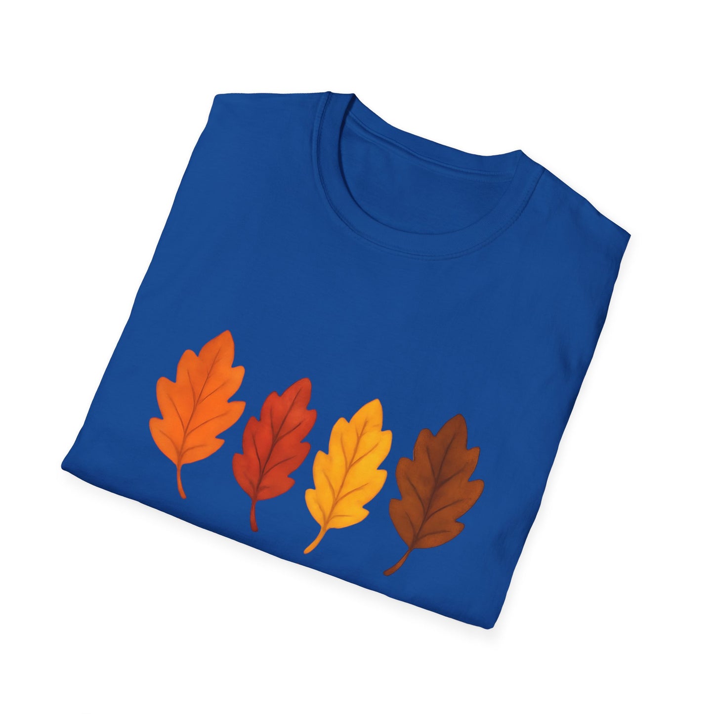 Feeling of Fall Leaves Shirt Cozy Autumn Graphic Tee Unisex Soft style T Shirt