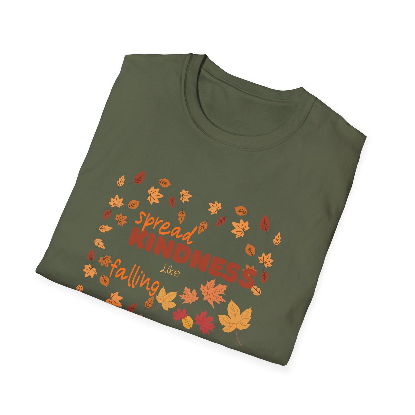 Spread Kindness Like Falling Leaves Autumn Shirt
