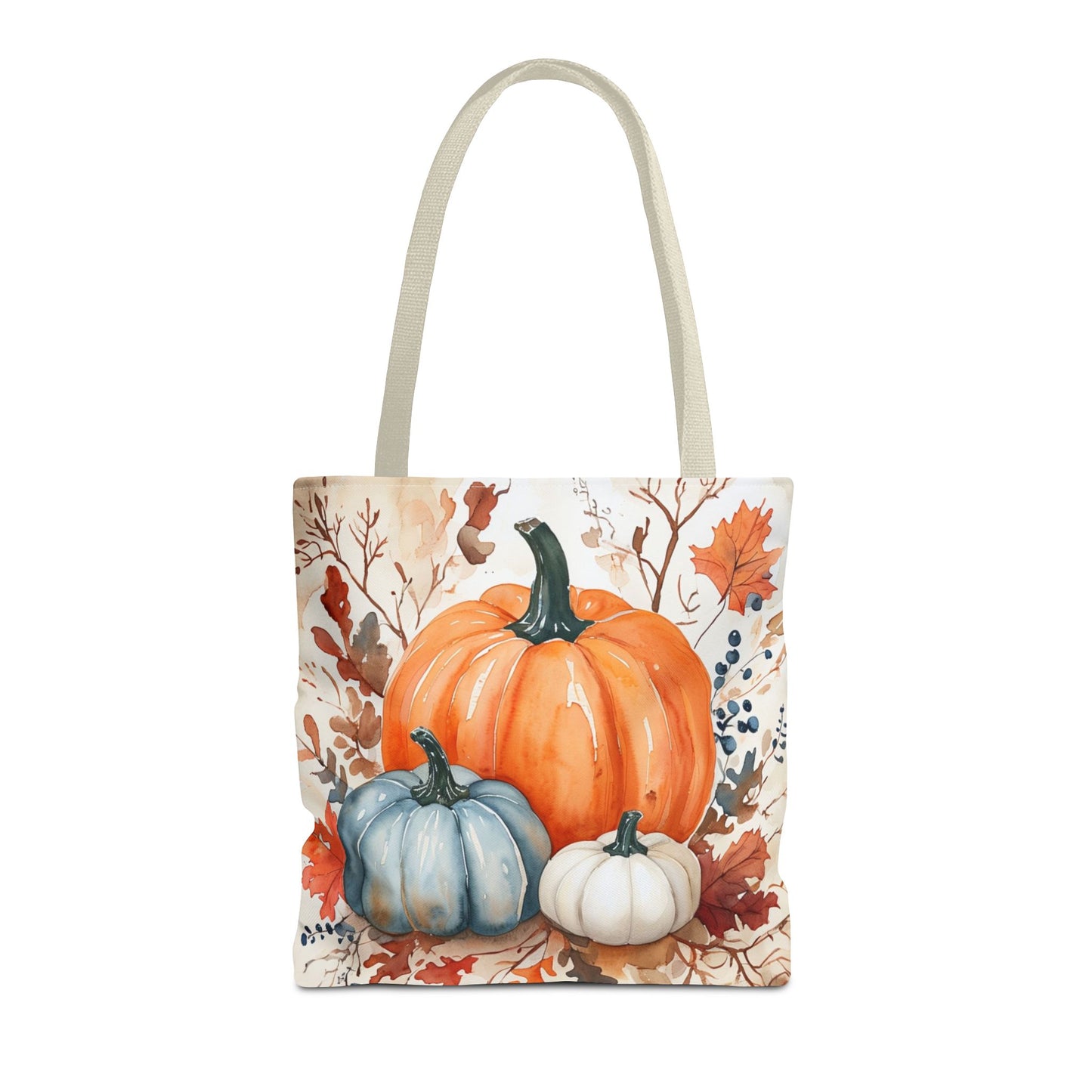 Pumpkin Harvest Tote Bag, Fall Farmhouse Autumn Market Bag