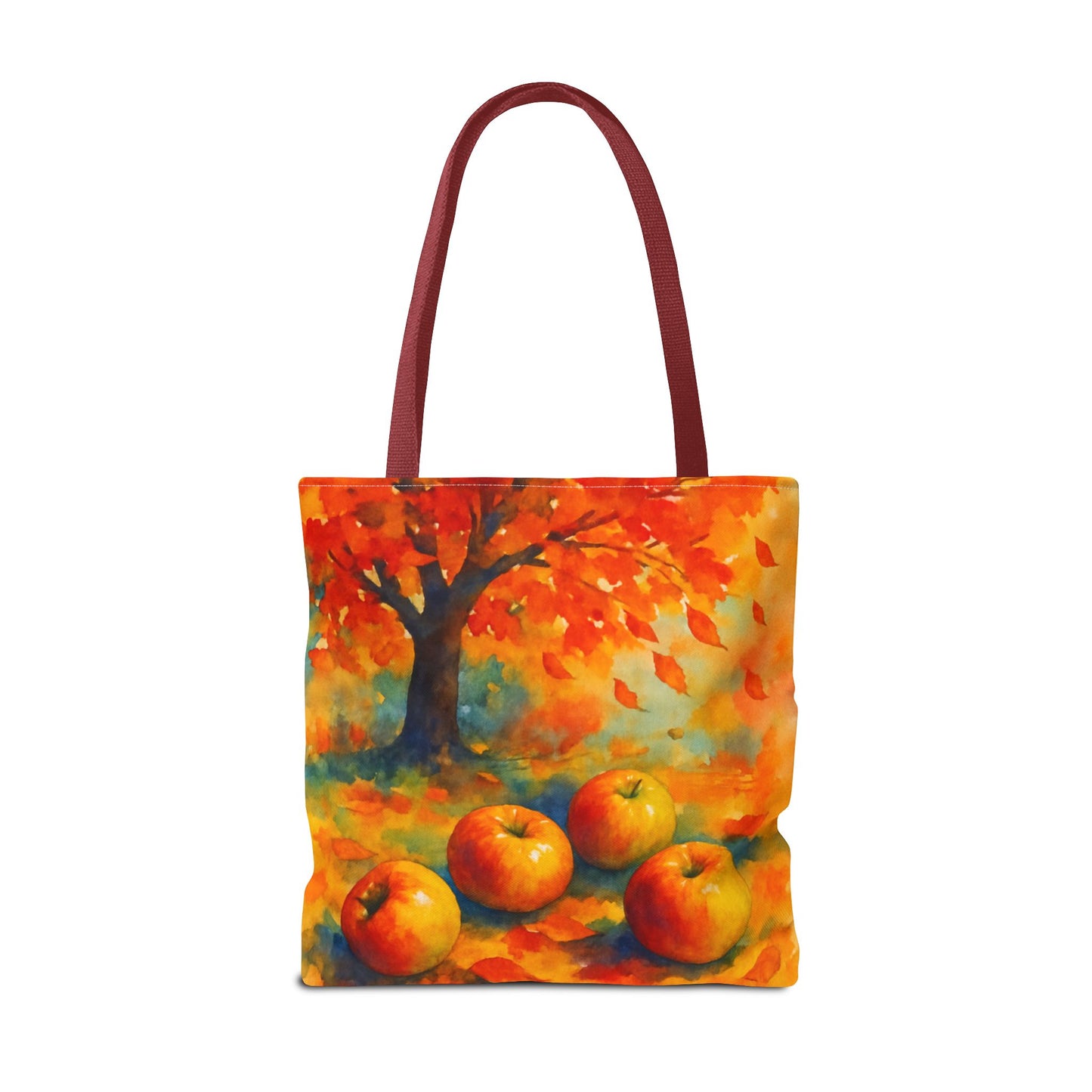 Autumn Apple Orchard Tote Bag Fall Harvest Reusable Shoulder Bag Tote Bag (AOP)