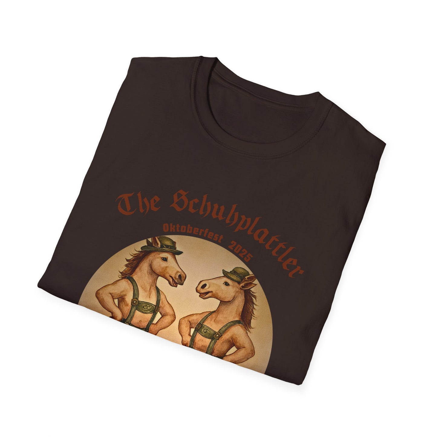 Oktoberfest Horse Dancer T Shirt Funny Bavarian Schuhplattler Tee Unisex Soft style T Shirt