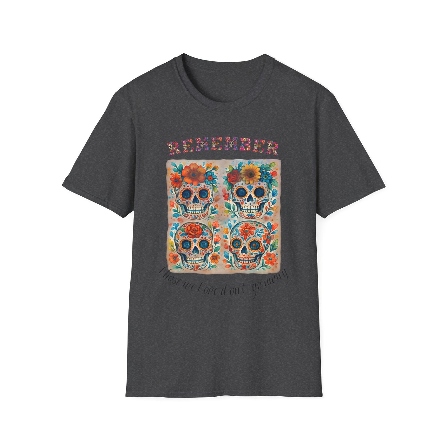 Día de los Muertos Shirt Sugar Skull Memorial Tee Remember Day of the Dead T Shirt