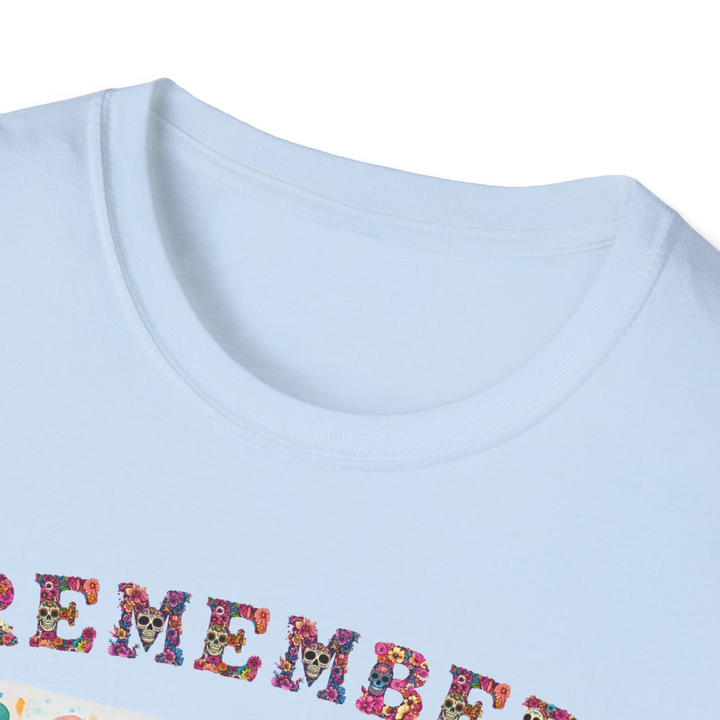 Día de los Muertos Shirt Sugar Skull Memorial Tee Remember Day of the Dead T Shirt
