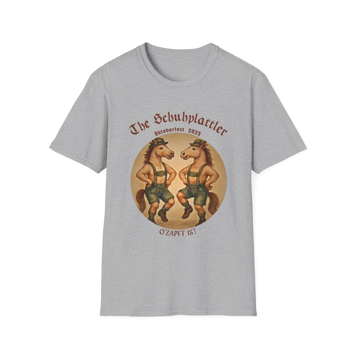 Oktoberfest Horse Dancer T Shirt Funny Bavarian Schuhplattler Tee Unisex Soft style T Shirt
