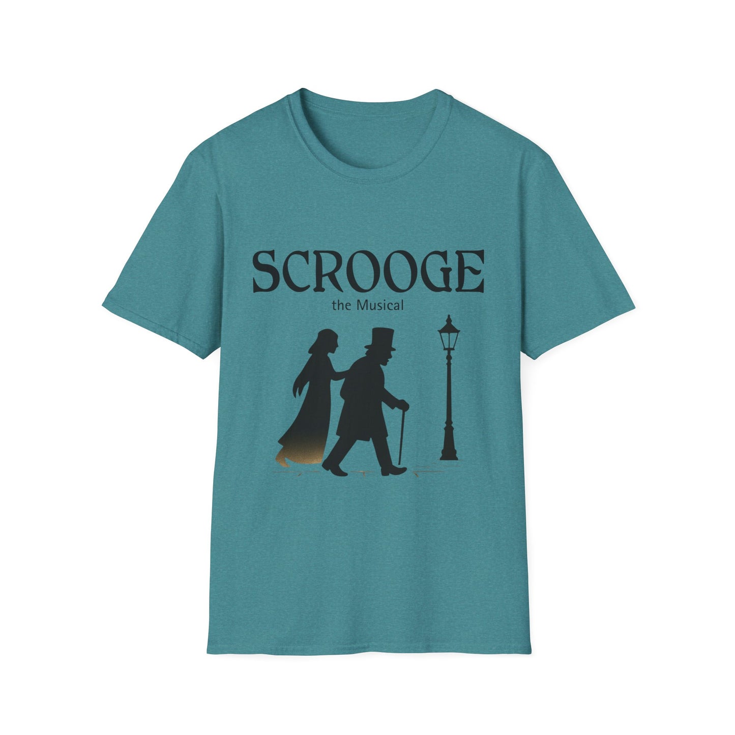 Scrooge the Musical Shirt Victorian Christmas Carol Theater Gift Tee Unisex Soft style T Shirt Personalize