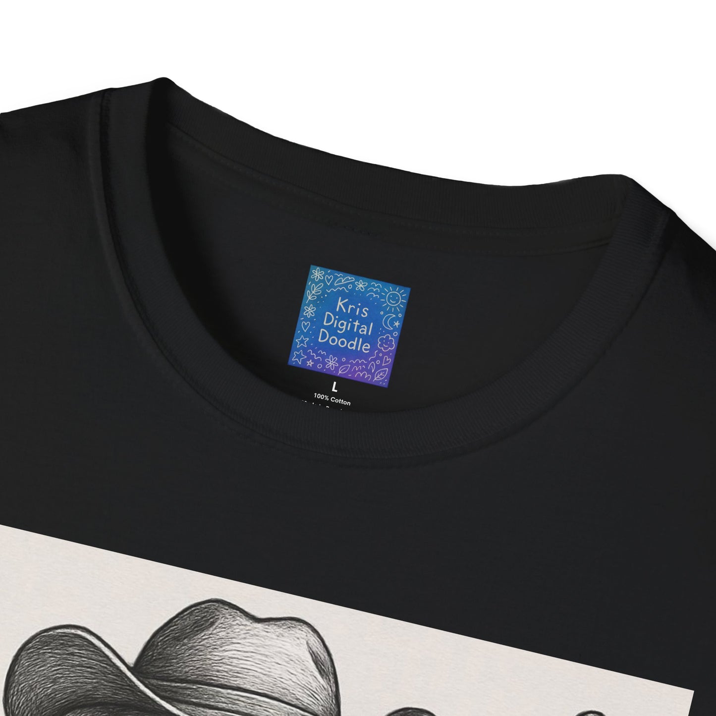 Cowboy Dog T-Shirt, Funny Western Desert Graphic Tee