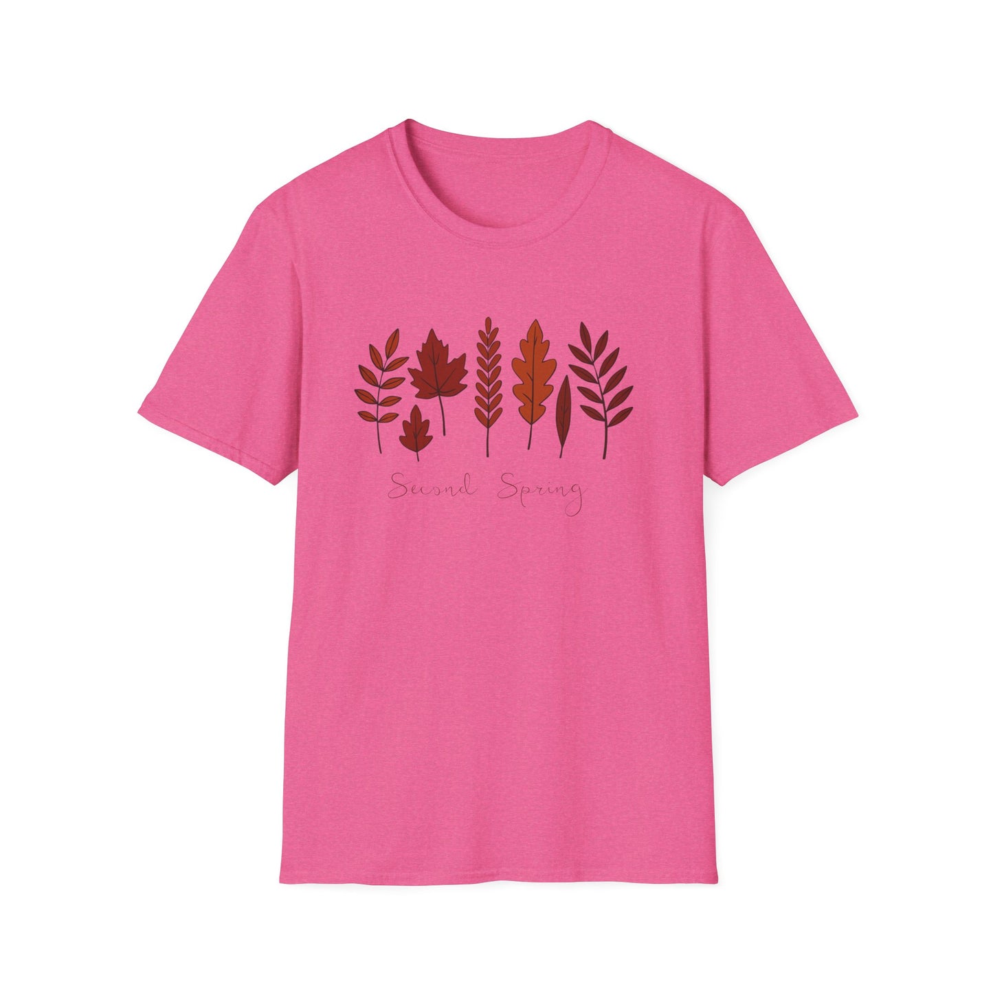 Second Spring Fall Shirt Autumn Leaves TShirt Neutral Cozy Thanksgiving Tee Fall Graphic Tee for Women Unisex TShirt