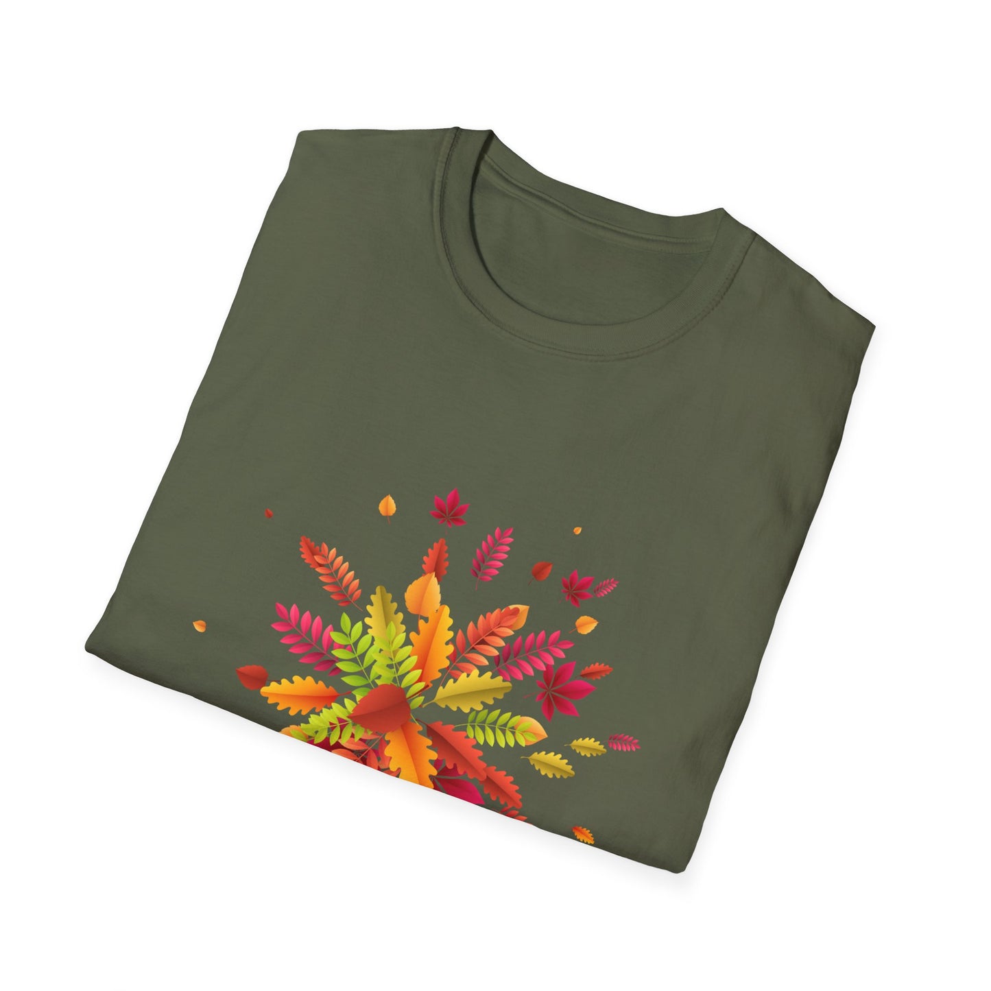 Autumn Is Calling Fall Leaves Graphic T Shirt Seasonal Fashion Tee Unisex Soft style T Shirt