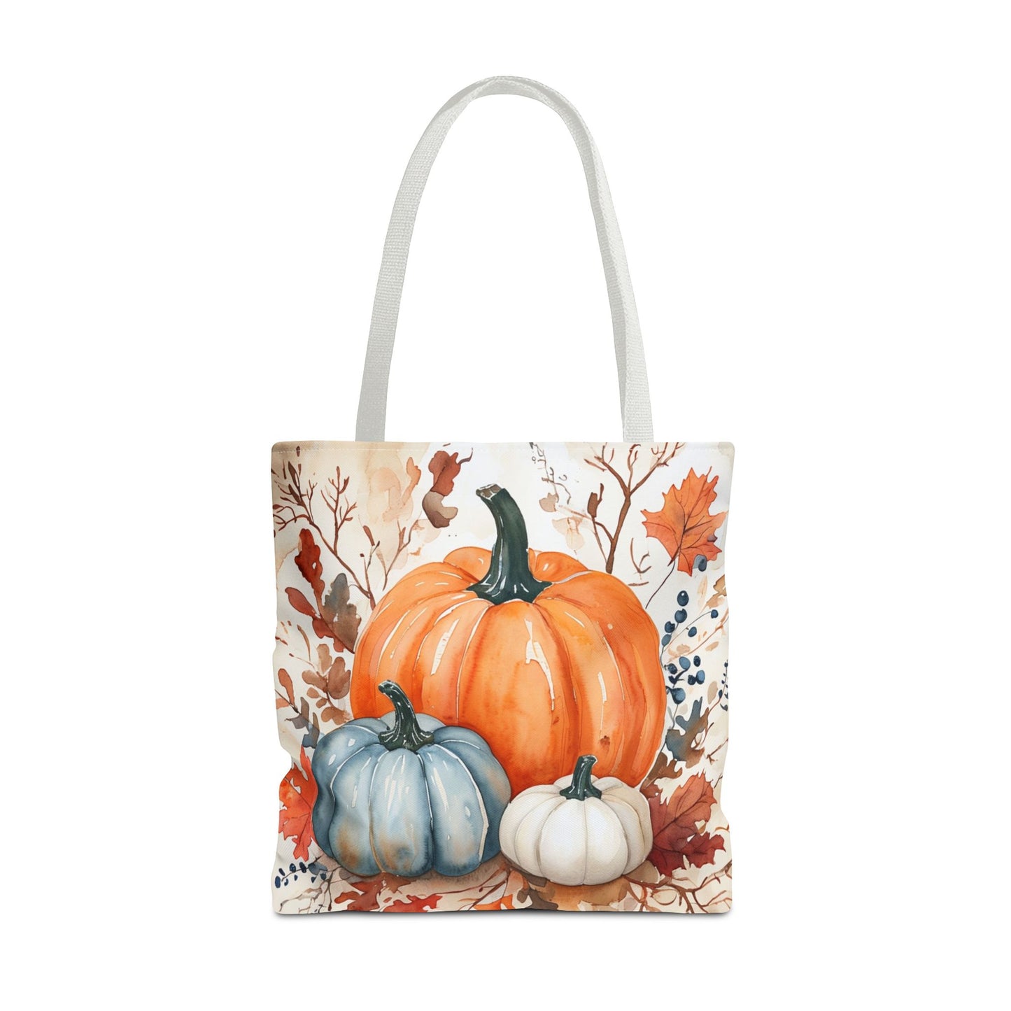 Pumpkin Harvest Tote Bag, Fall Farmhouse Autumn Market Bag