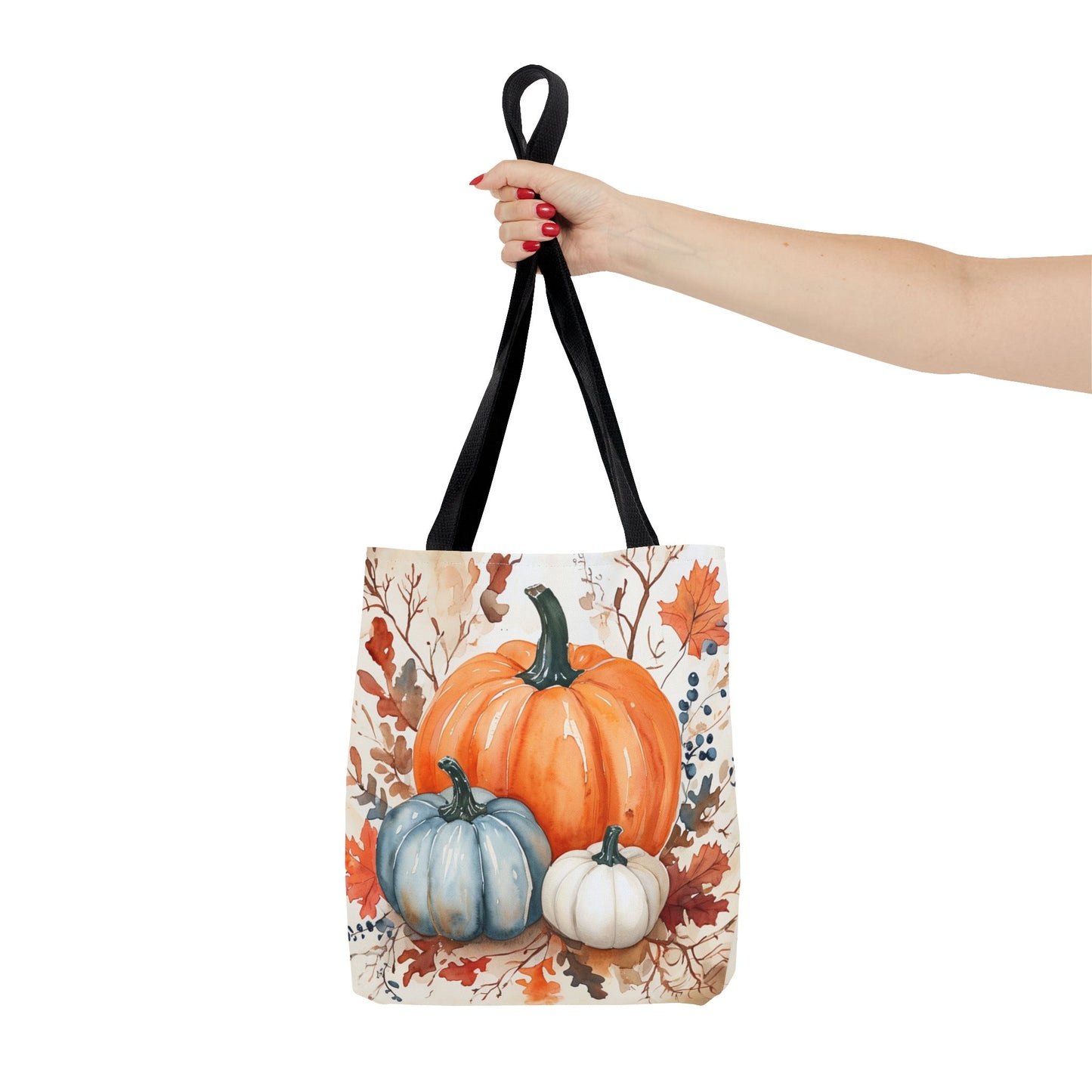 Pumpkin Harvest Tote Bag, Fall Farmhouse Autumn Market Bag
