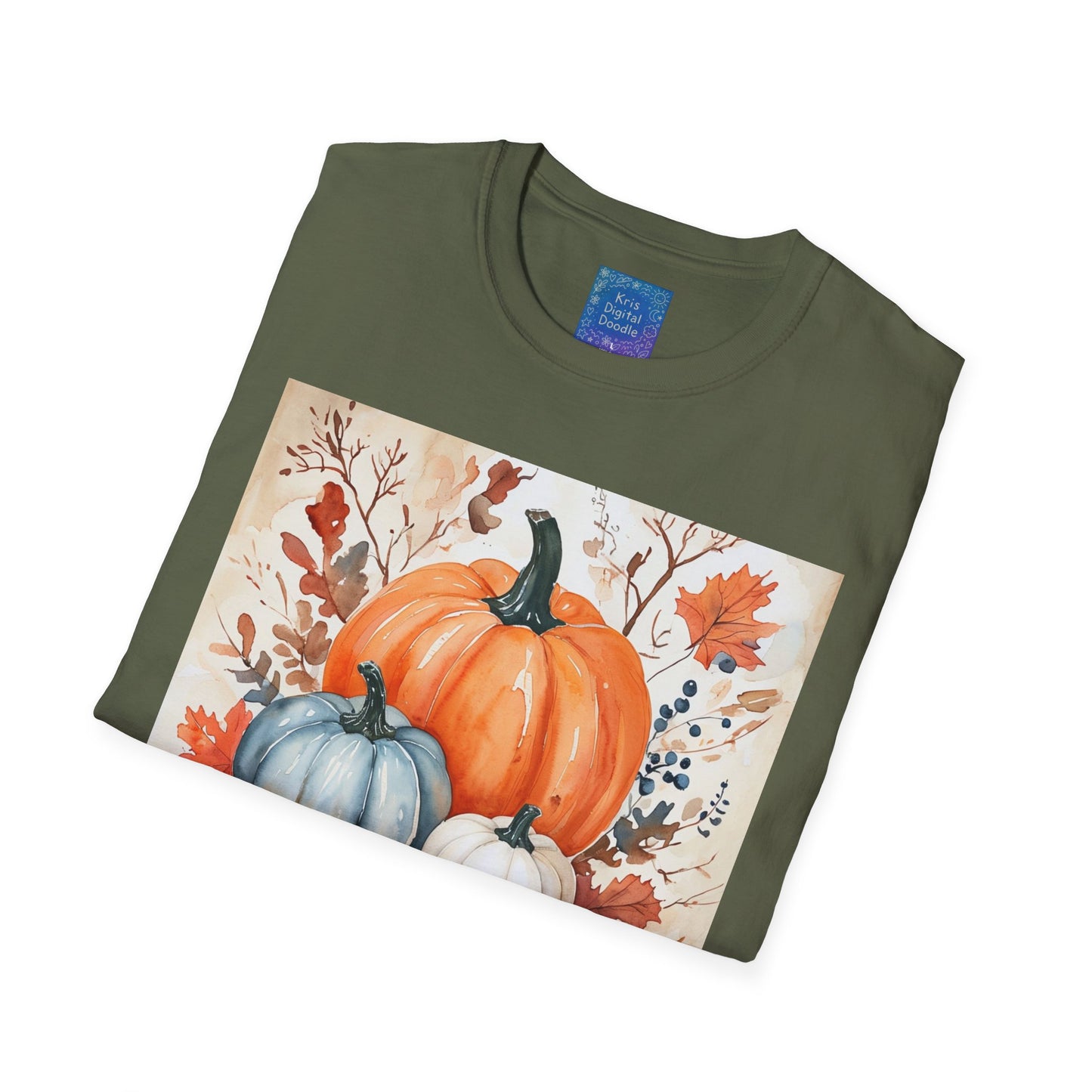 Thankful Pumpkin T-Shirt, Fall Harvest Graphic Tee
