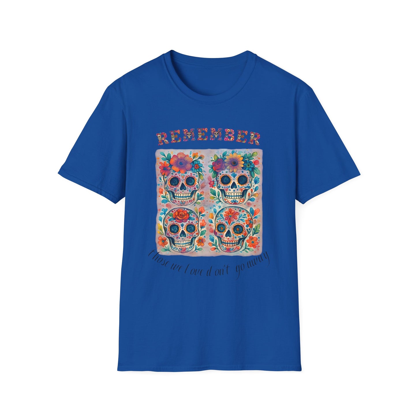 Día de los Muertos Shirt Sugar Skull Memorial Tee Remember Day of the Dead T Shirt