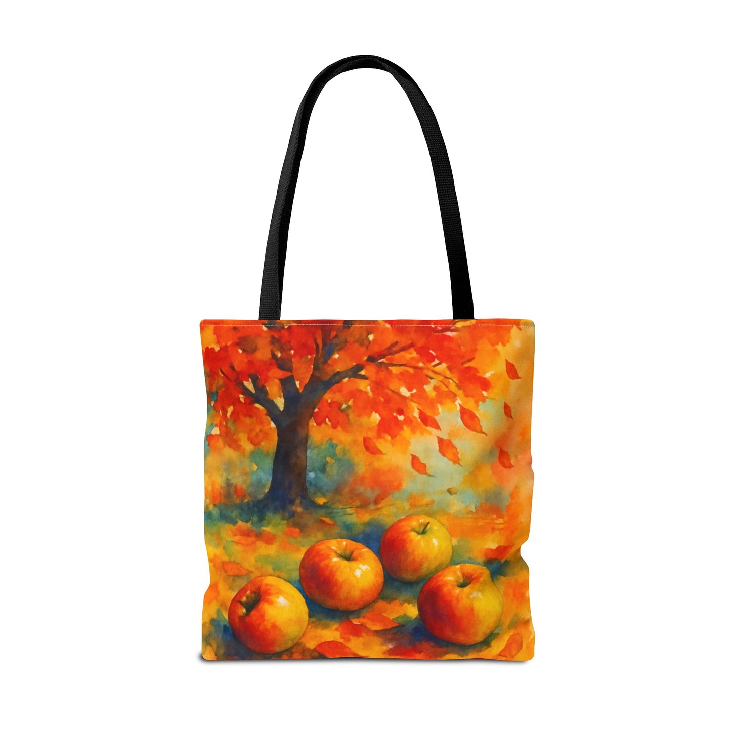 Autumn Apple Orchard Tote Bag Fall Harvest Reusable Shoulder Bag Tote Bag (AOP)