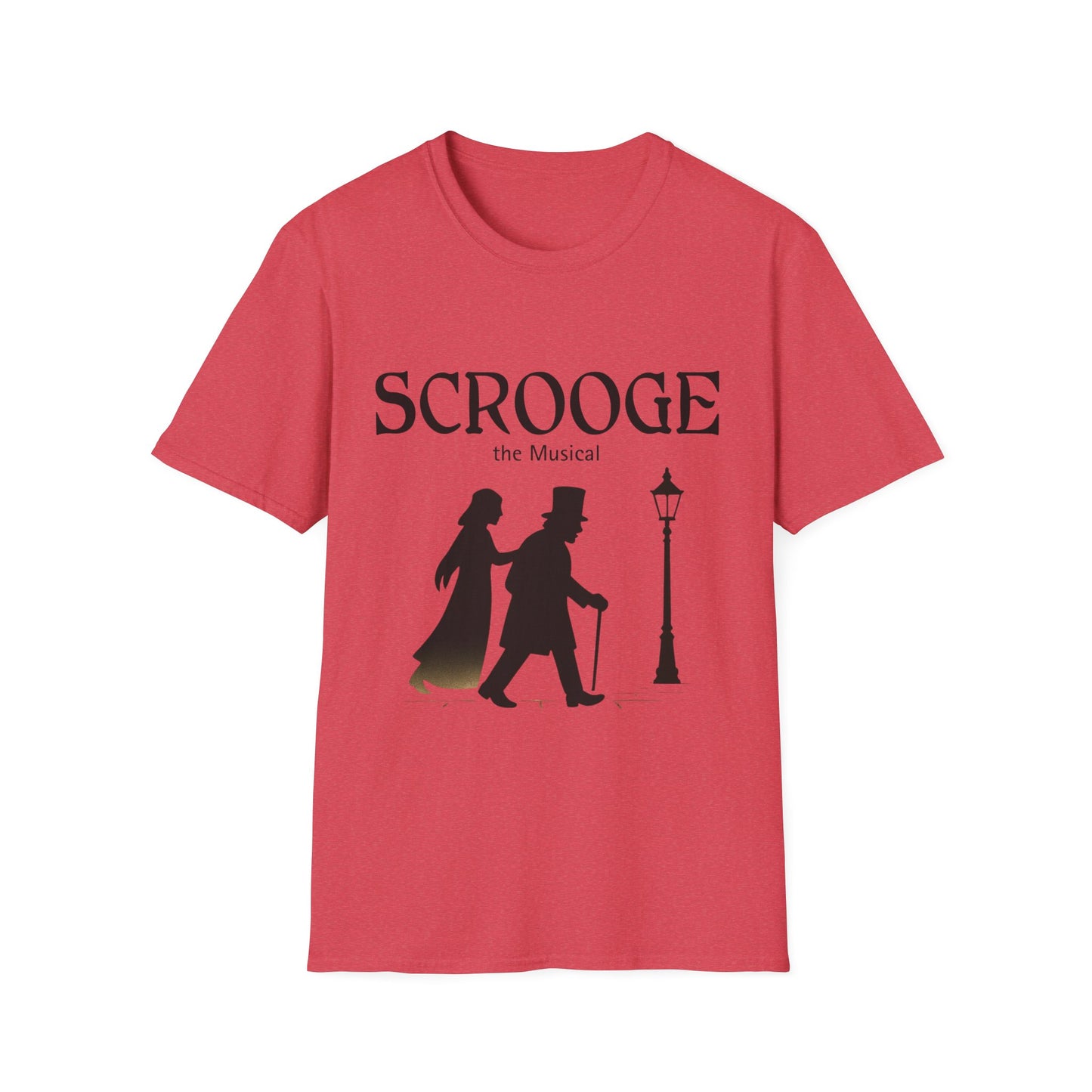 Scrooge the Musical Shirt Victorian Christmas Carol Theater Gift Tee Unisex Soft style T Shirt Personalize