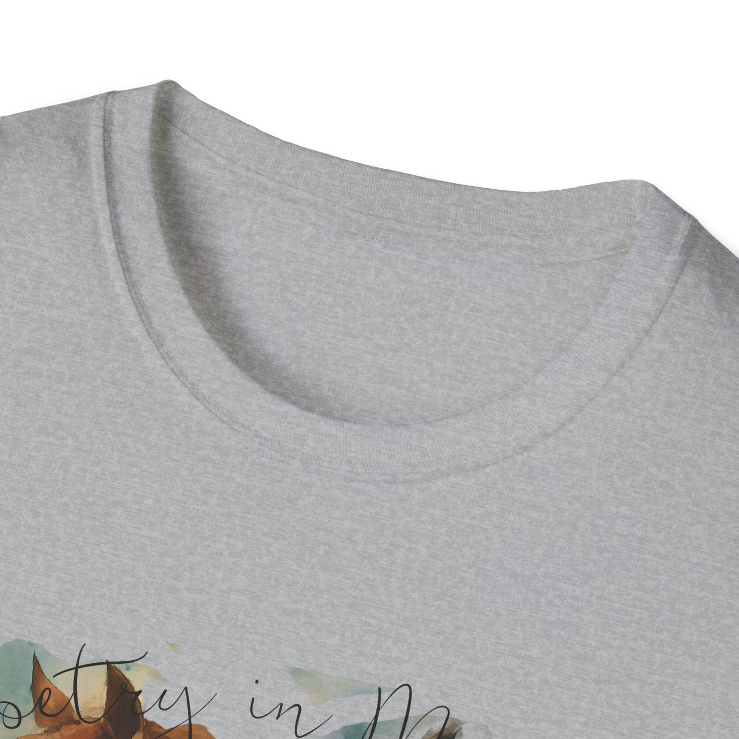 Poetry in Motion Horse T-Shirt Watercolor Horse Lover Shirt Artistic Equestrian Tee Gift for Women Unisex Soft style T-Shirt